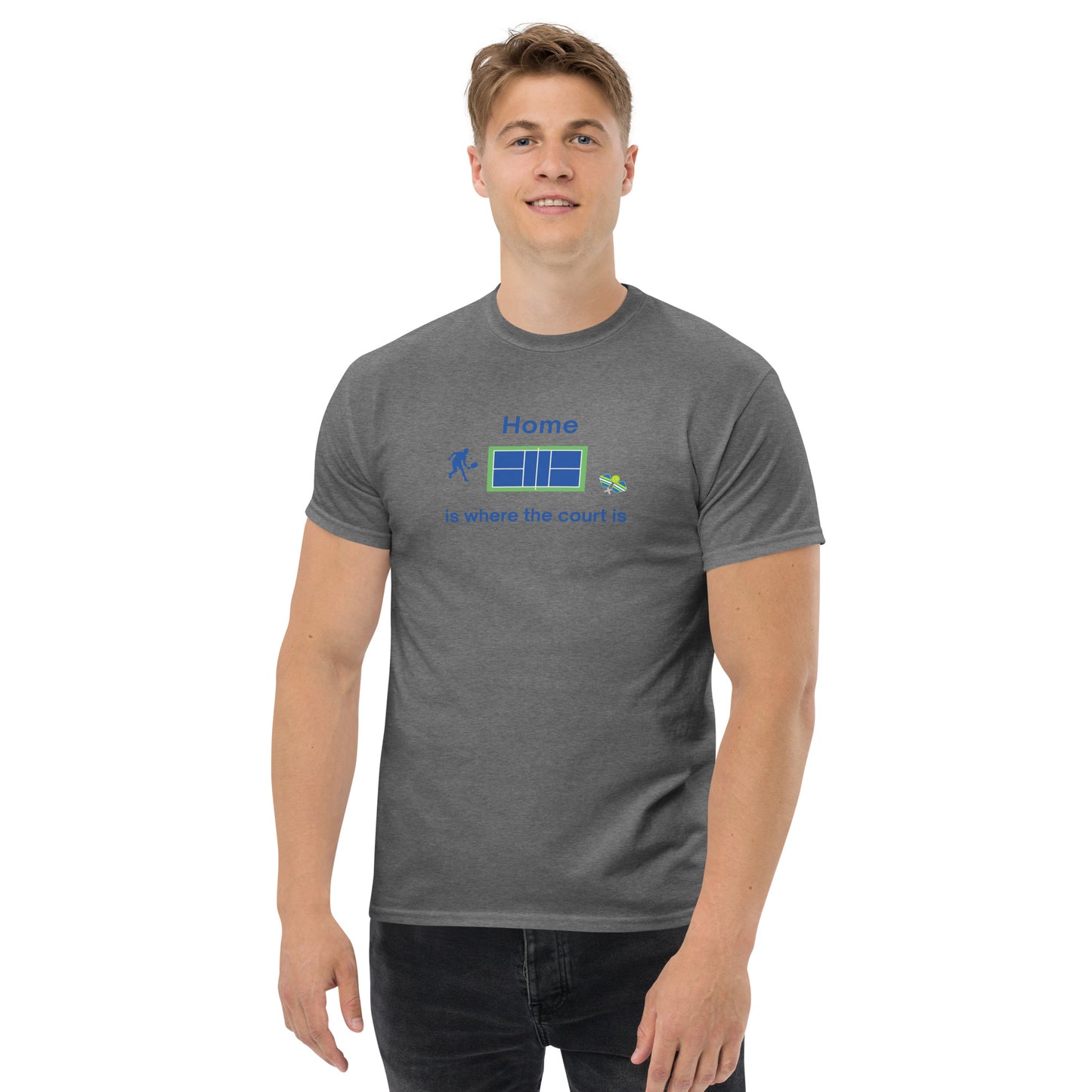 Home is Where the Court Is Unisex Classic Tee by EraofInk