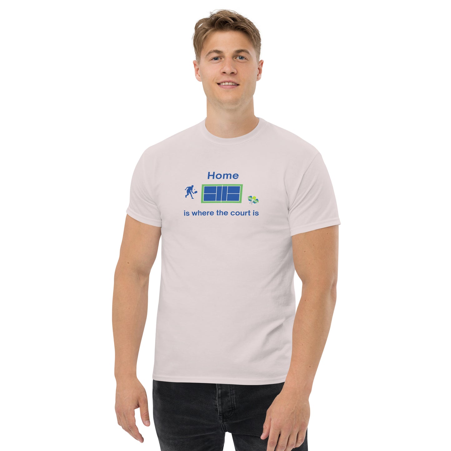 Home is Where the Court Is Unisex Classic Tee by EraofInk
