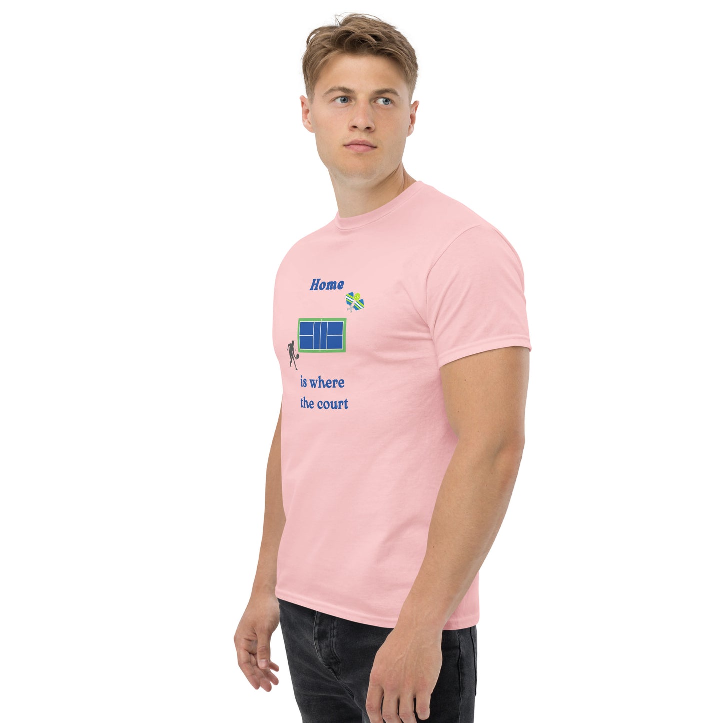 Home is Where the Court Is Pickleball Unisex Tee by EraofInk
