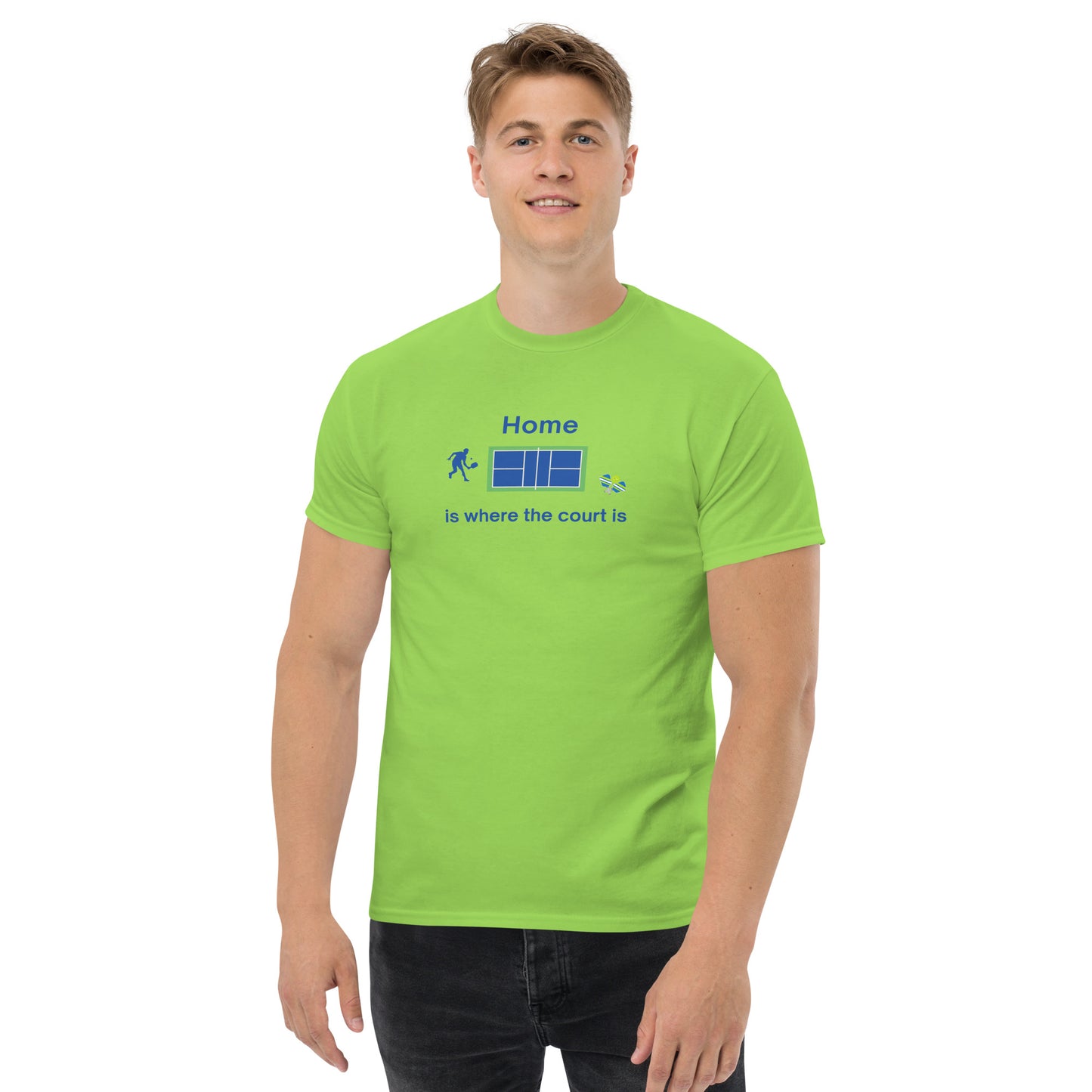 Home is Where the Court Is Unisex Classic Tee by EraofInk