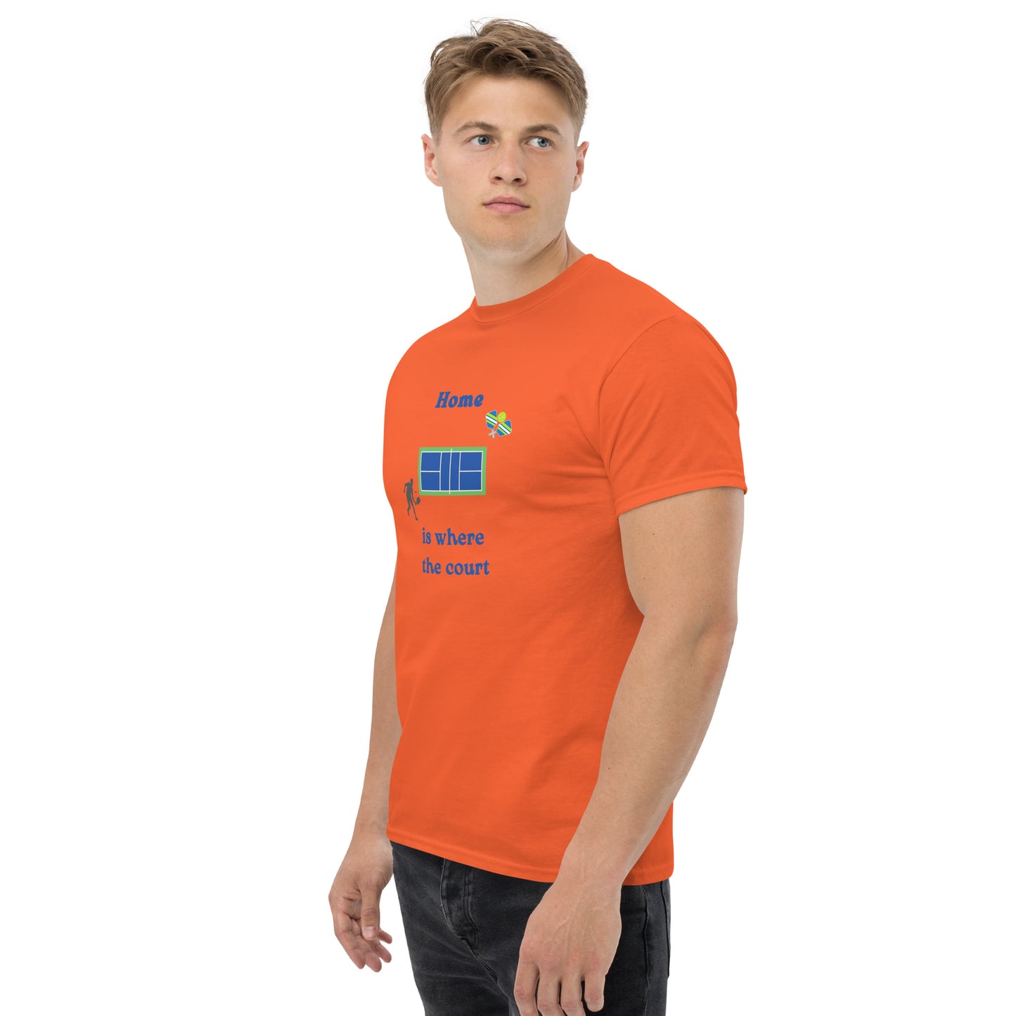 Home is Where the Court Is Pickleball Unisex Tee by EraofInk