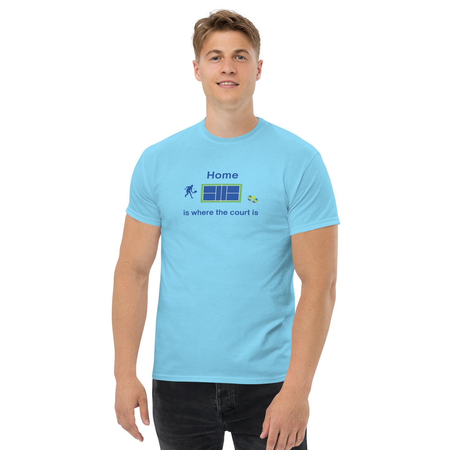 Home is Where the Court Is Unisex Classic Tee by EraofInk