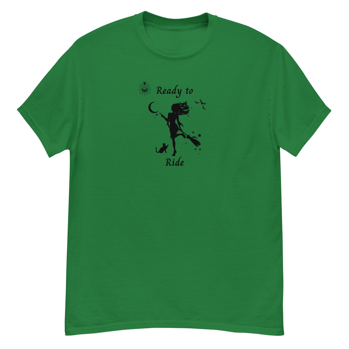 Witch Sexy Halloween Women's Tee Ready to RIDE by EraofInk