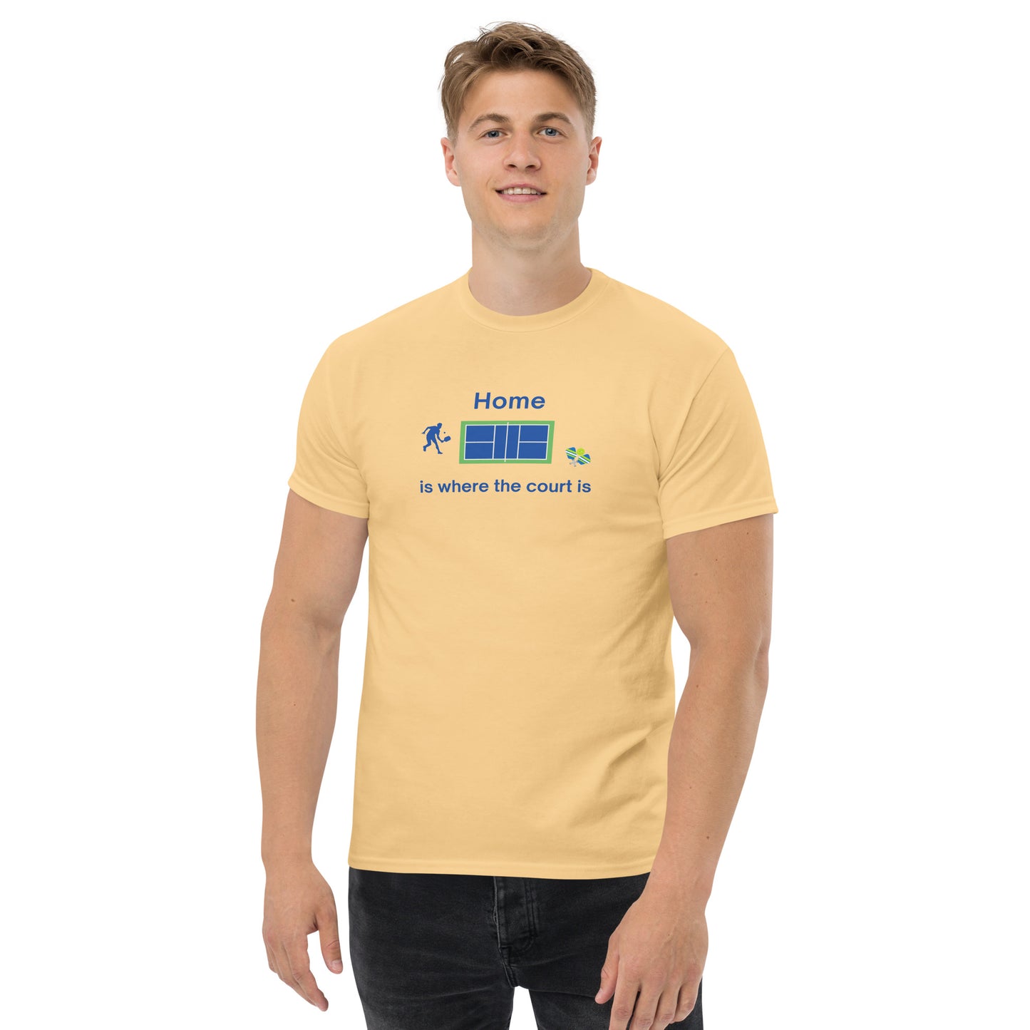 Home is Where the Court Is Unisex Classic Tee by EraofInk