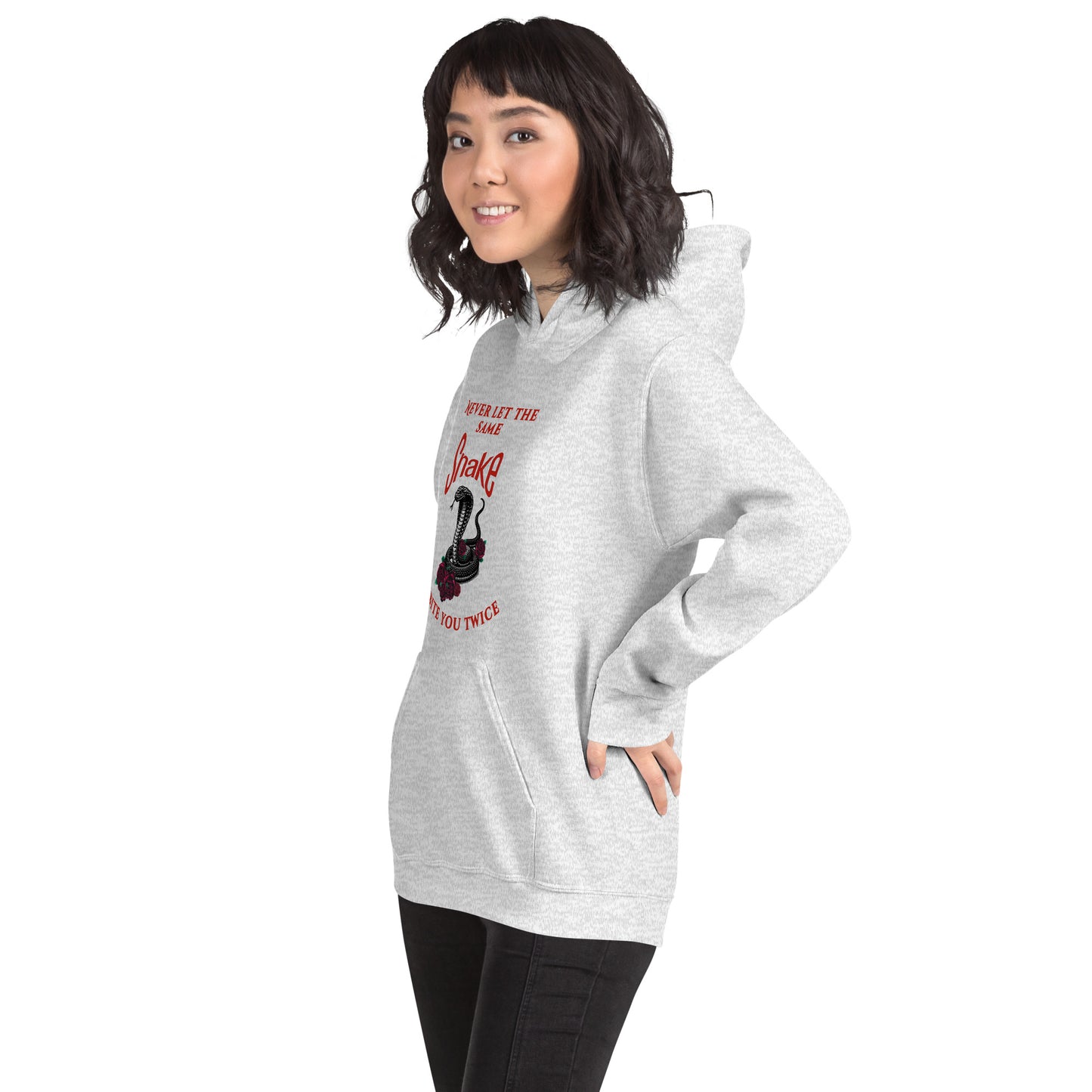 Never let the same snake bite you twice - Unisex Hoodie - by RecreatingKrista