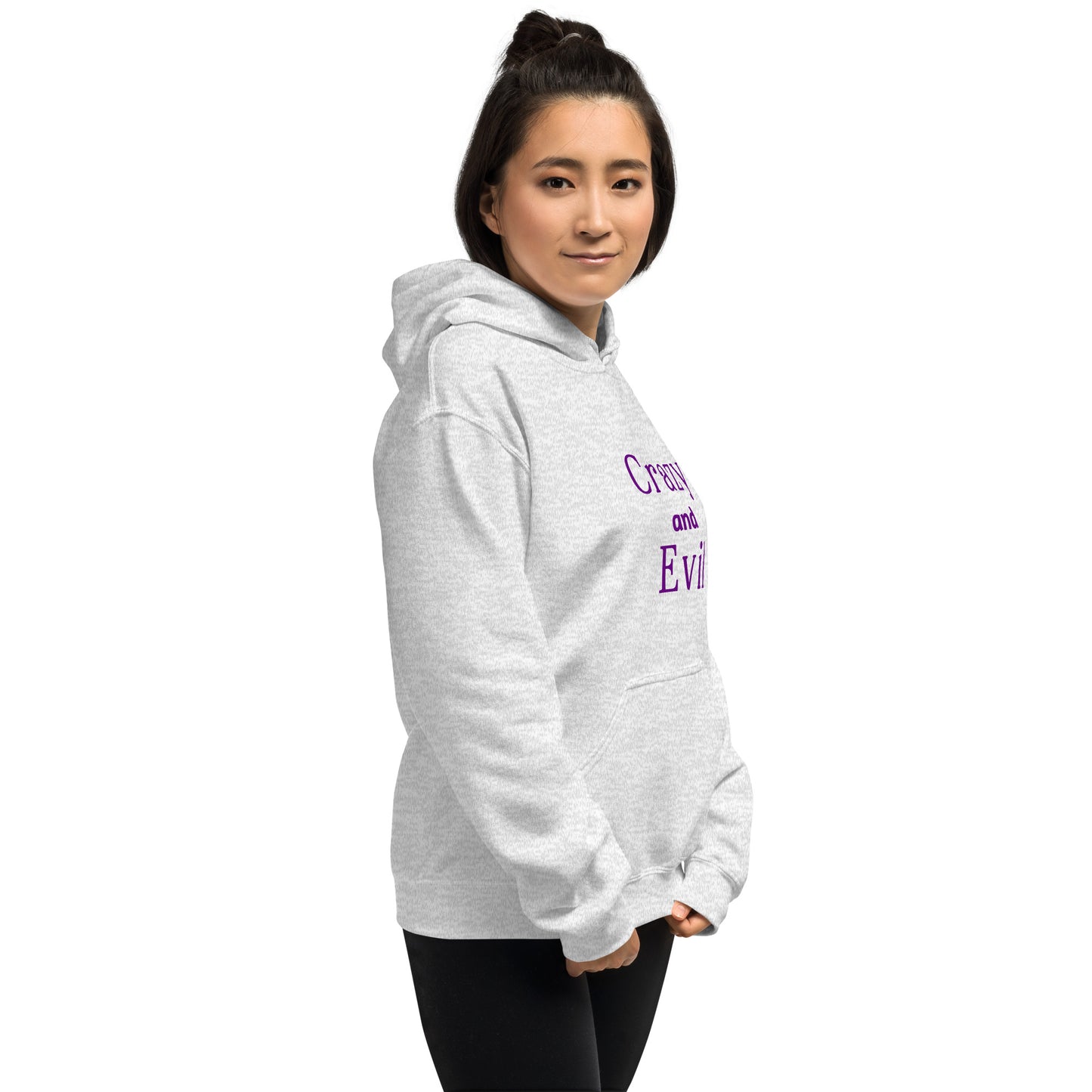 Crazy and Evil - Unisex Hoodie - by RecreatingKrista