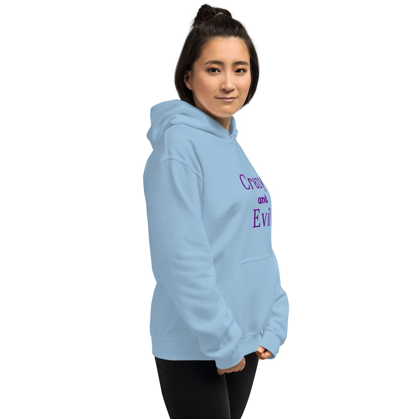 Crazy and Evil - Unisex Hoodie - by RecreatingKrista