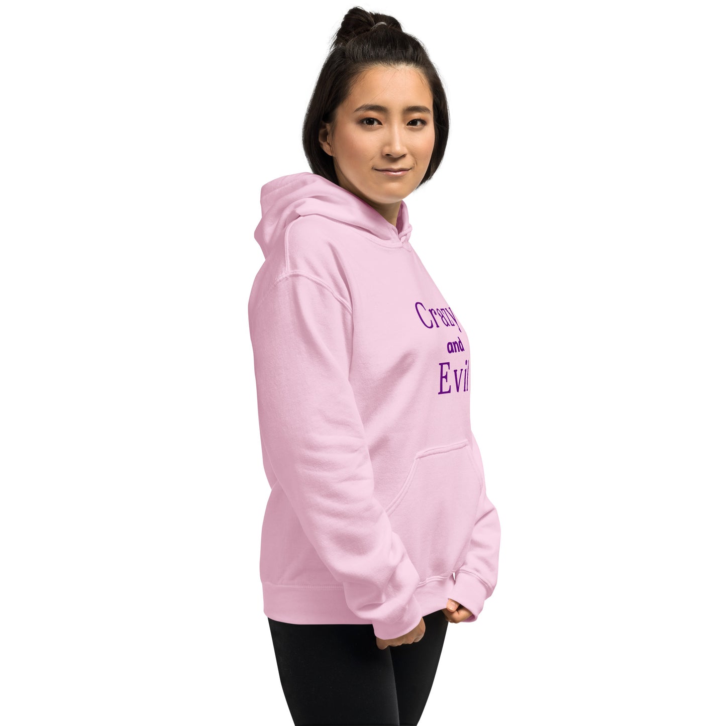 Crazy and Evil - Unisex Hoodie - by RecreatingKrista