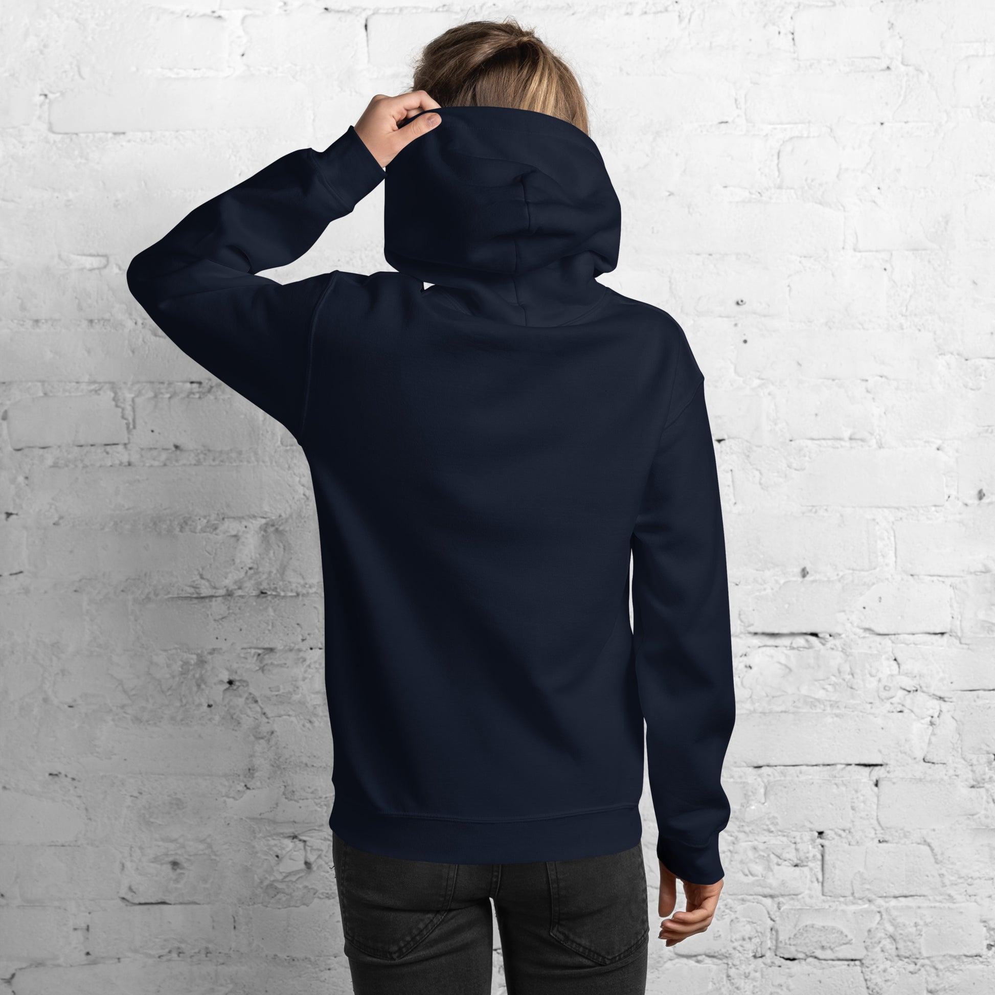 Halftime Queen Football Cheer for Red & Blue Unisex Hoodie by EraofInk
