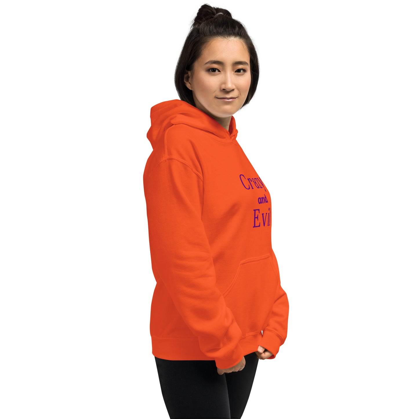 Crazy and Evil - Unisex Hoodie - by RecreatingKrista