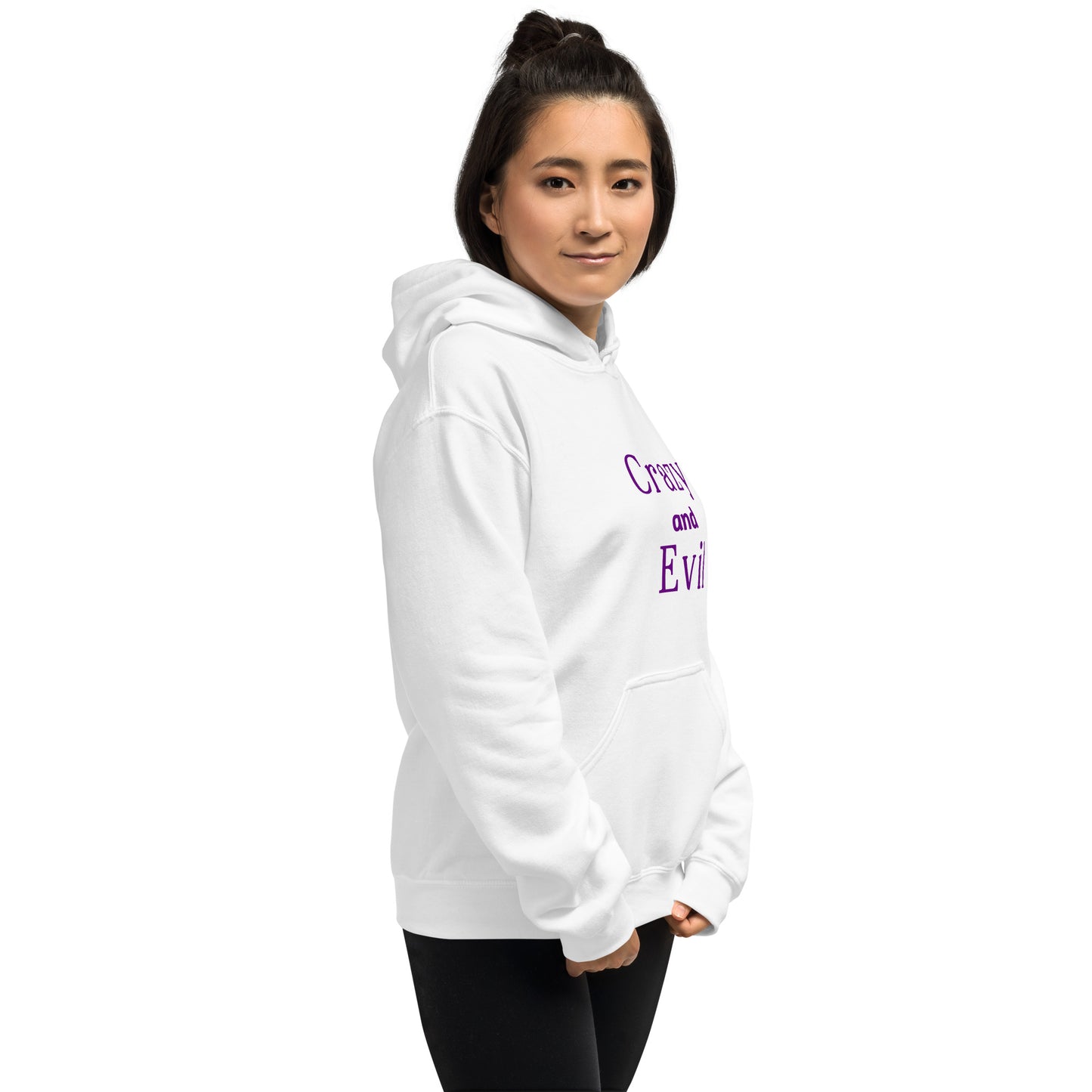 Crazy and Evil - Unisex Hoodie - by RecreatingKrista