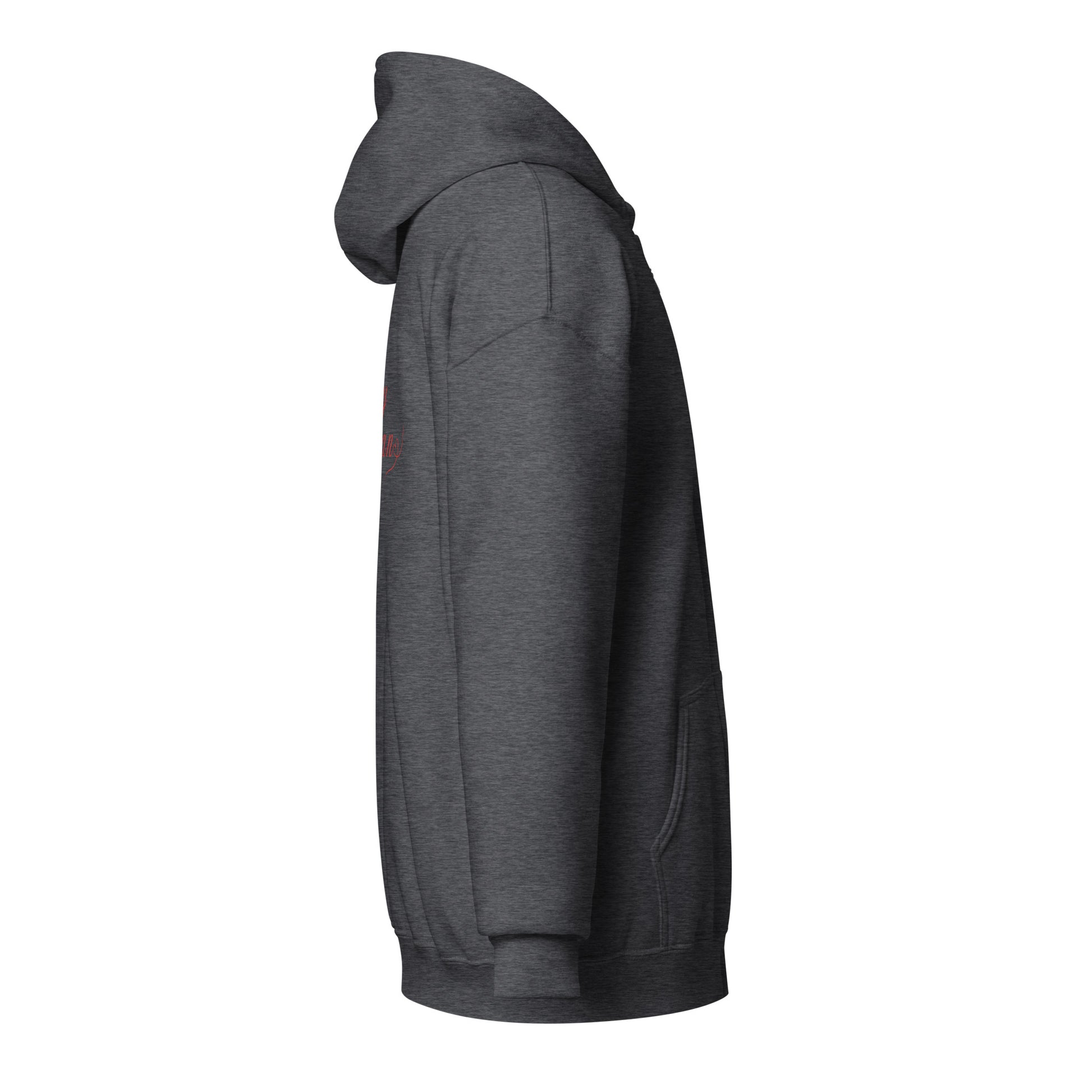 This is My Cardigan (with scroll heart) Unisex Heavy Blend Zip Hoodie by EraofInk