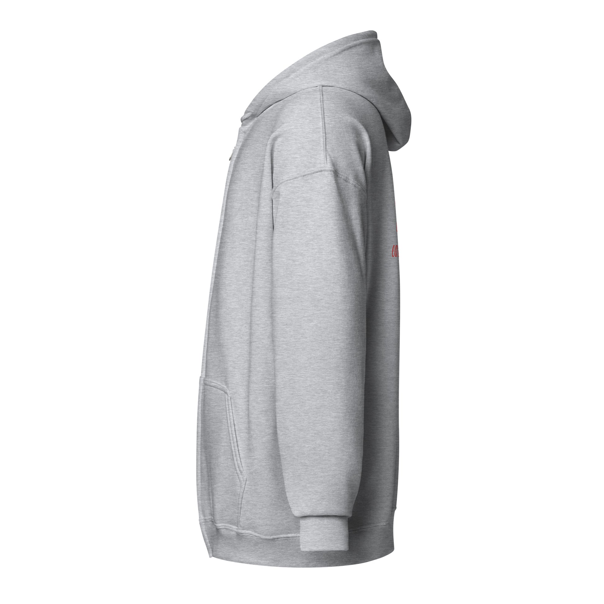 This is My Cardigan (with scroll heart) Unisex Heavy Blend Zip Hoodie by EraofInk