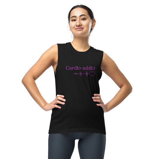 Cardio-Addict Muscle Shirt by EraofInk