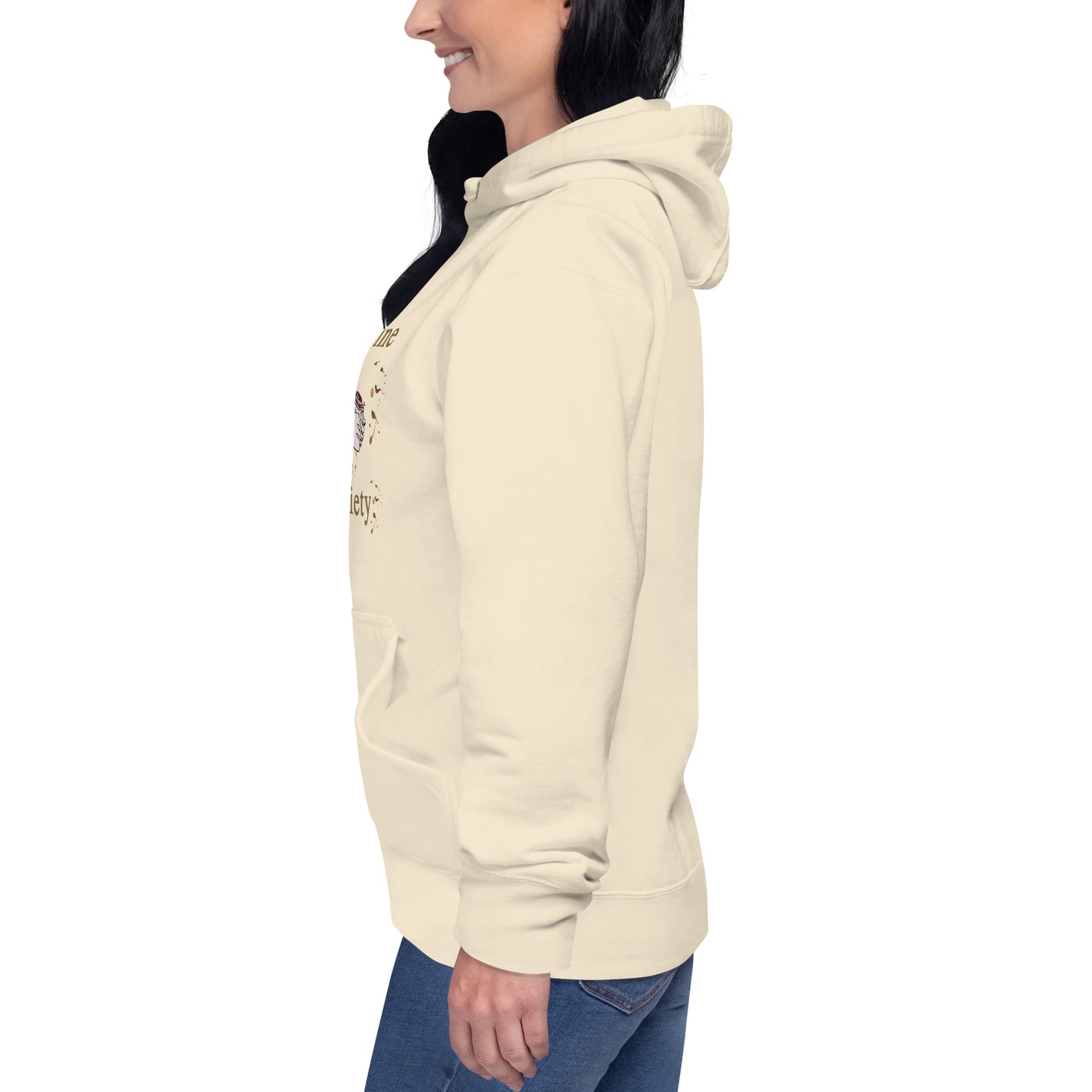 50% Caffeine 50% Anxiety Unisex Hoodie by EraofInk