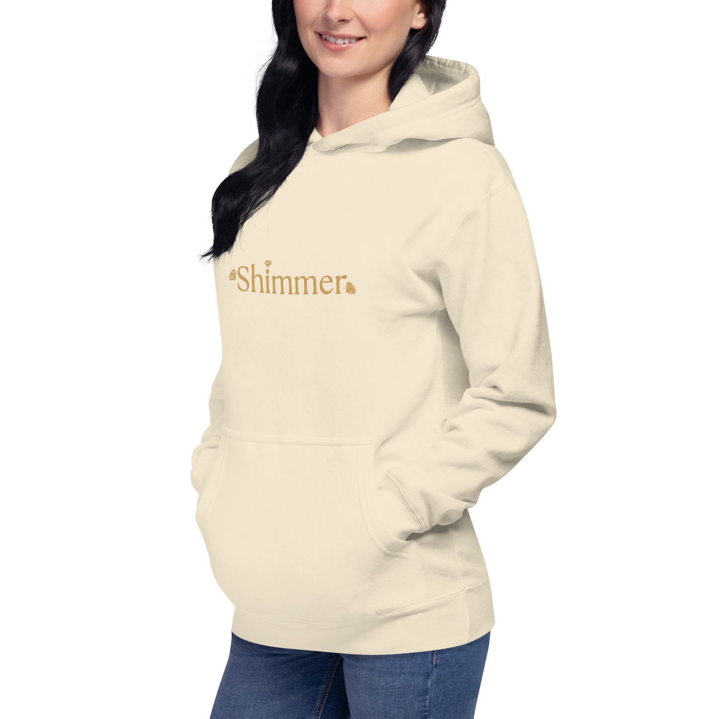 Shimmer UNIQUE TRENDY Design MUST SEE Back Side Unisex Hoodie by EraofInk