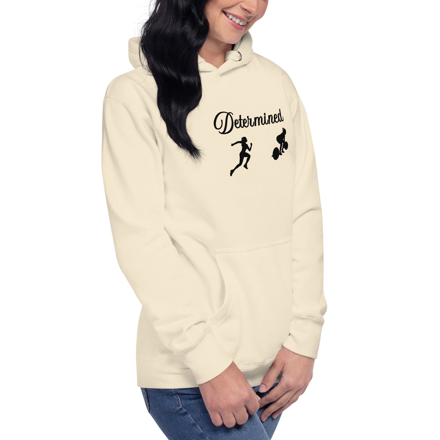 Determined Women's Fitness Hoodie by EraofInk