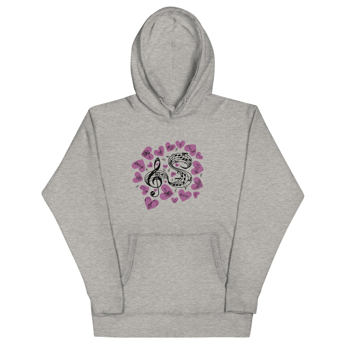 Music Is In My Heart Unisex Hoodie by EraofInk