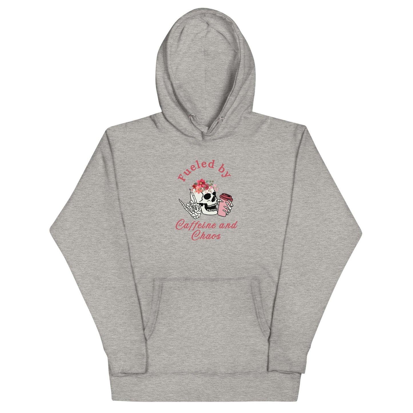 Fueled by Caffeine & Chaos Unisex Hoodie by EraofInk