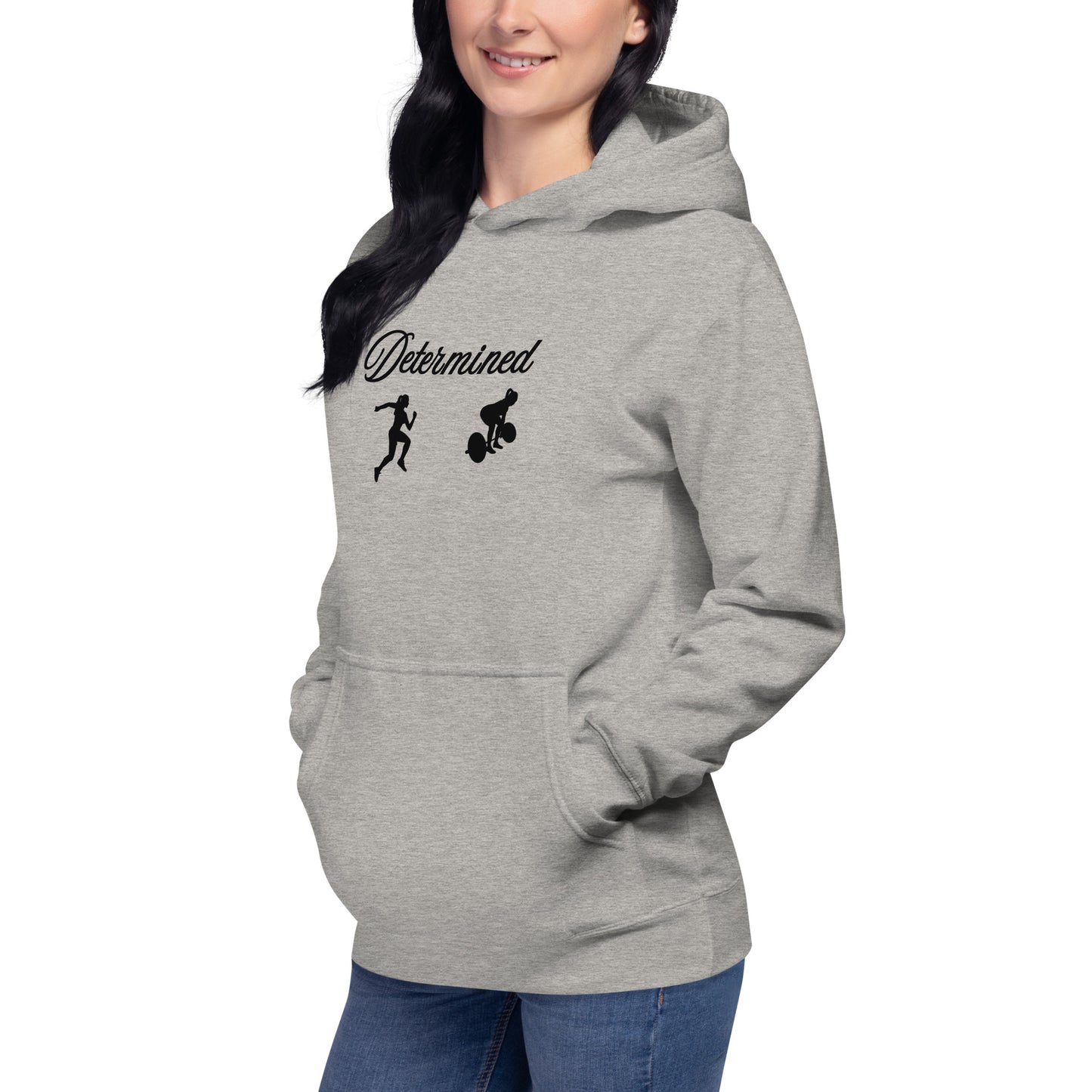 Determined Women's Fitness Hoodie by EraofInk