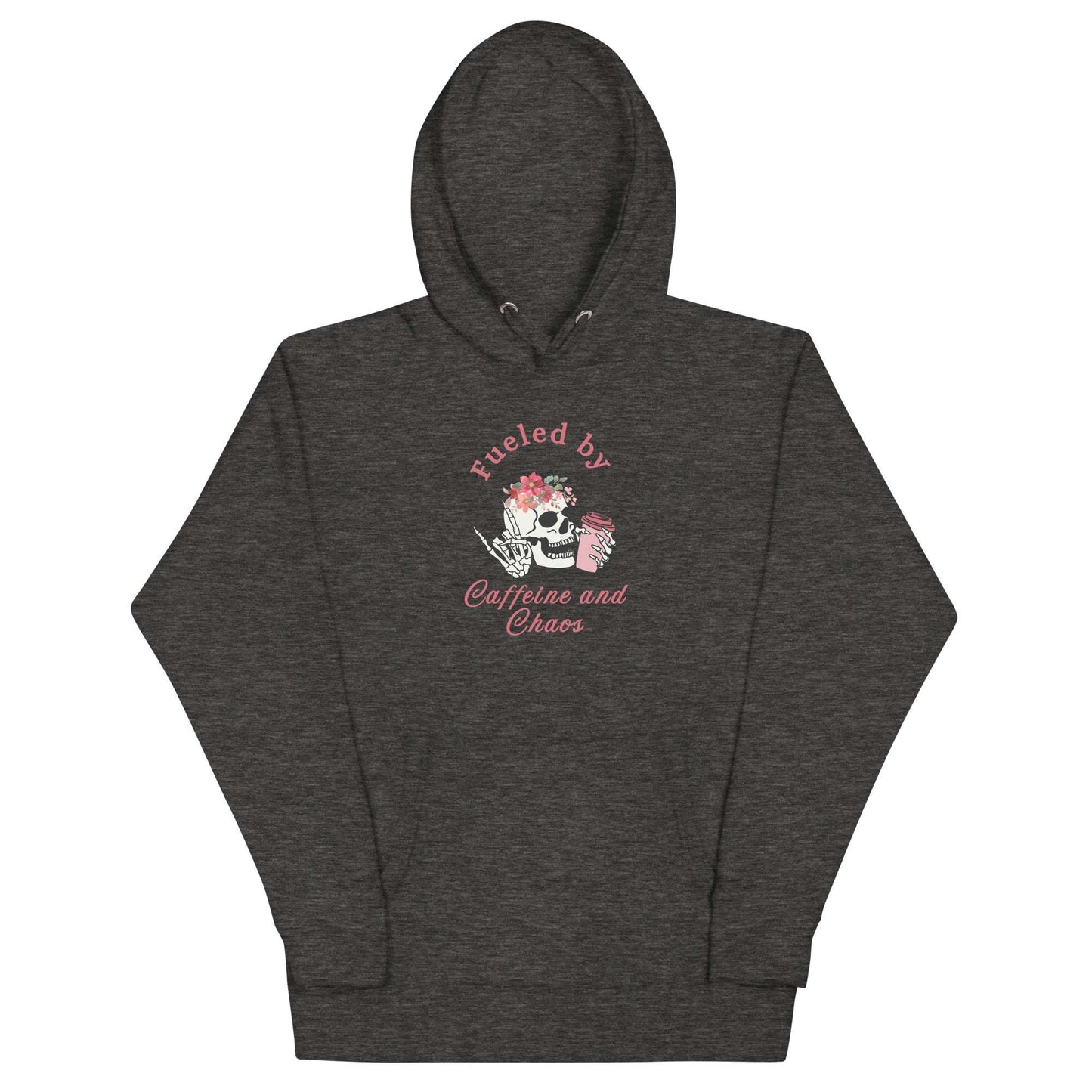Fueled by Caffeine & Chaos Unisex Hoodie by EraofInk