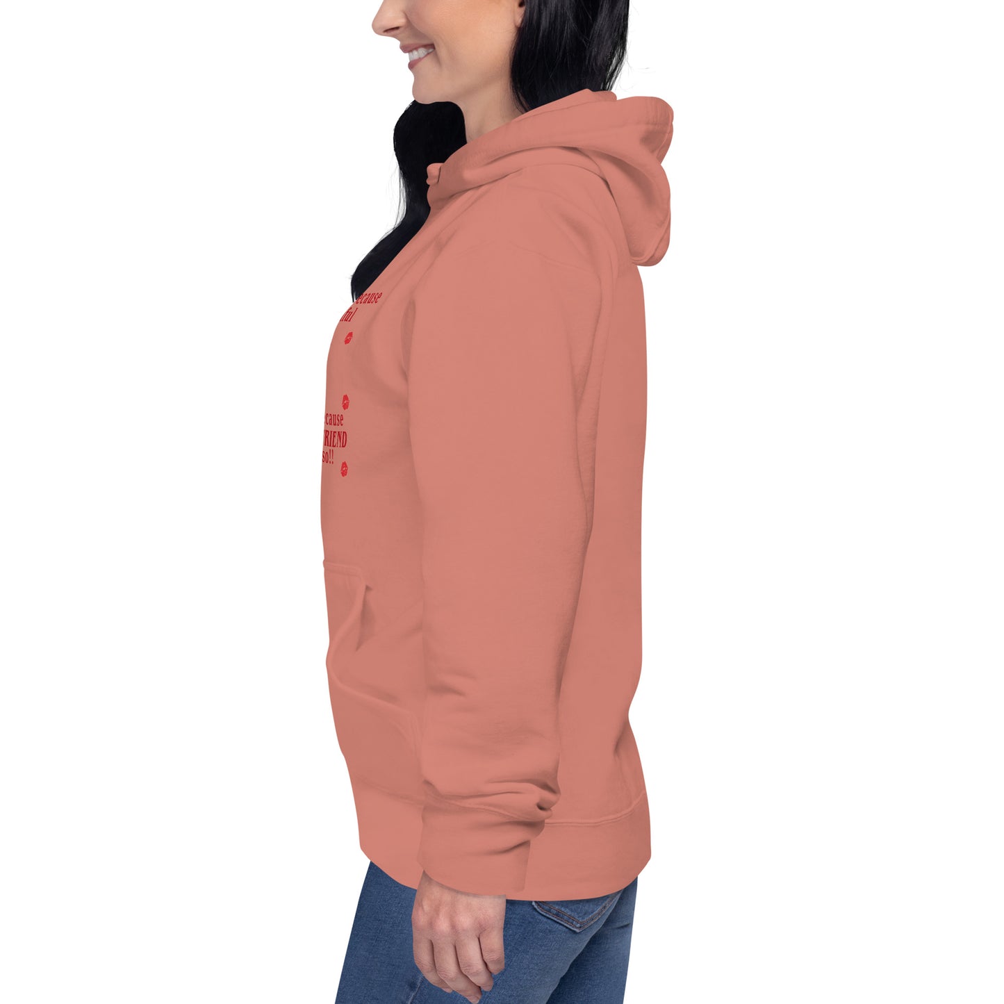 Don't Hate Me Because I'm Beautiful Hate Me Because Your Boyfriend Thinks So Unisex Hoodie by EraofInk