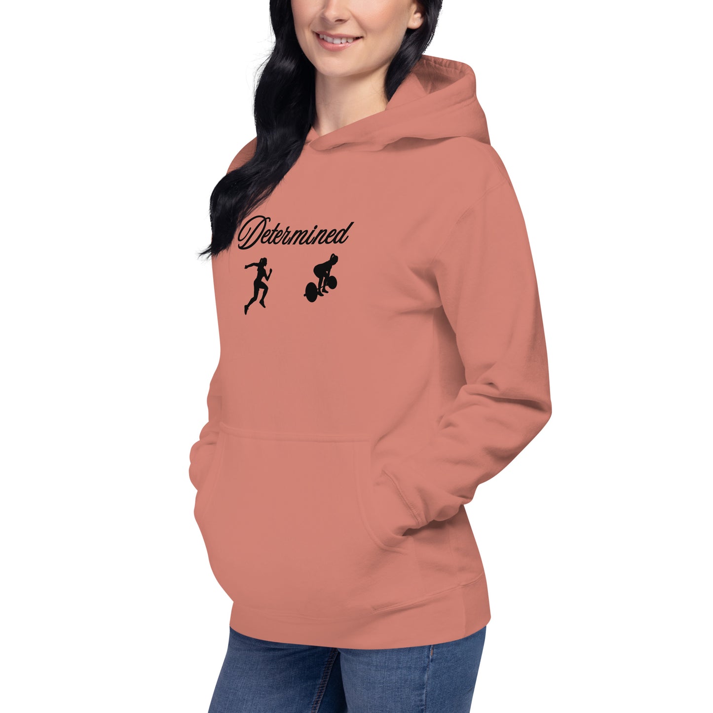 Determined Women's Fitness Hoodie by EraofInk