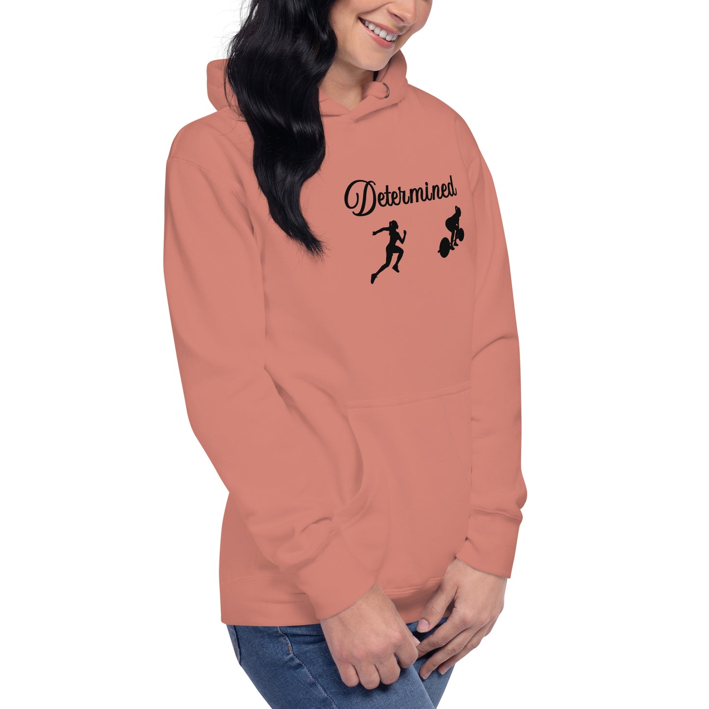 Determined Women's Fitness Hoodie by EraofInk