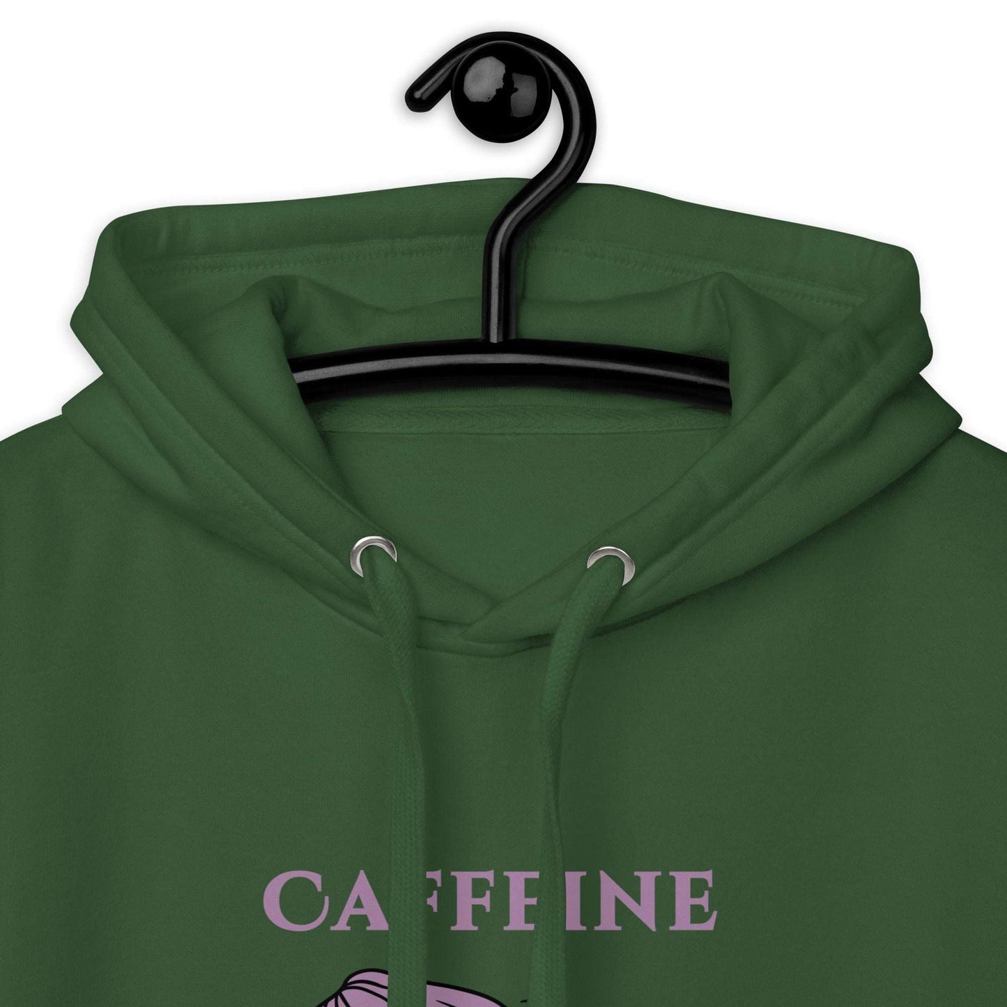 Caffeine Brings Me Happiness Unisex Hoodie by EraofInk