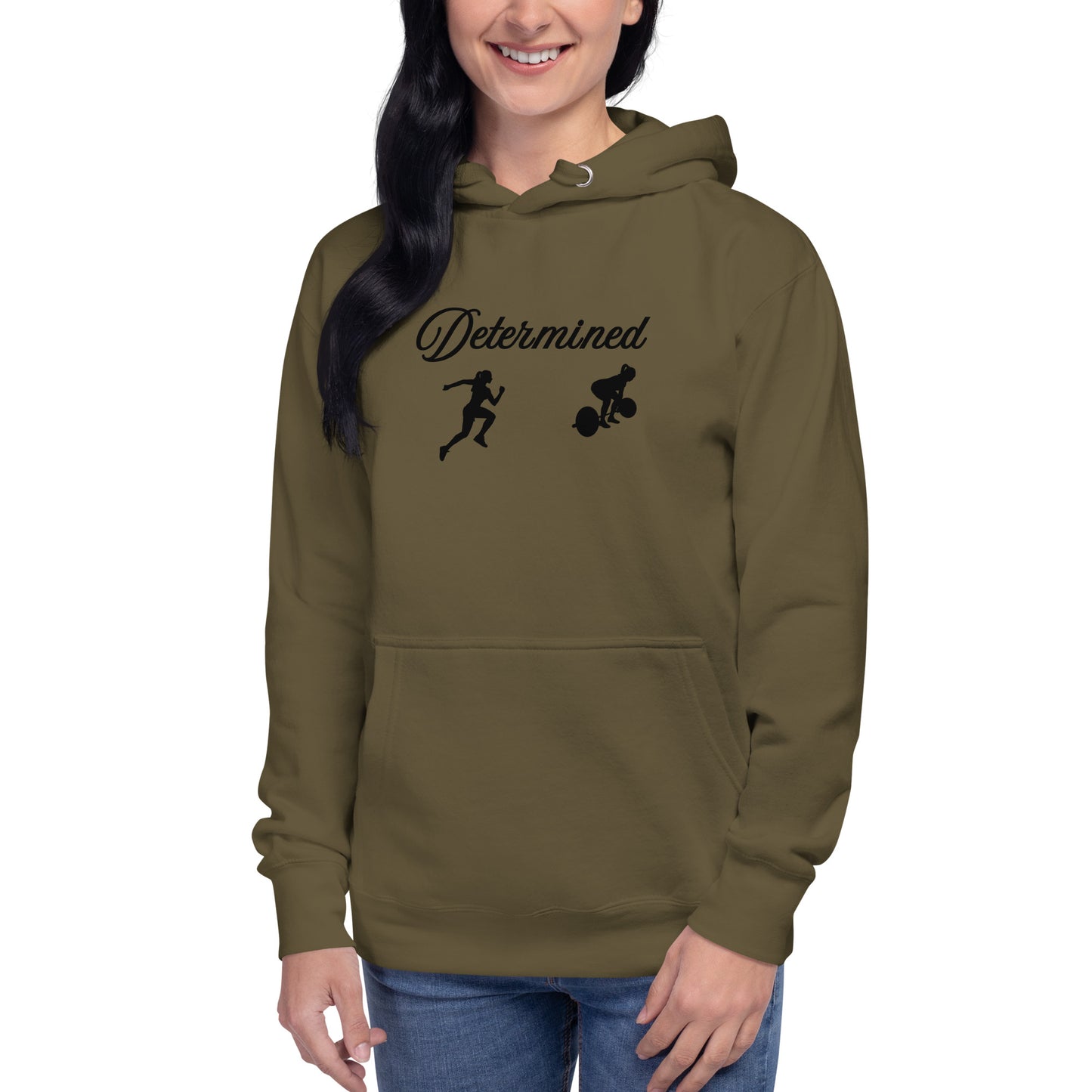 Determined Women's Fitness Hoodie by EraofInk