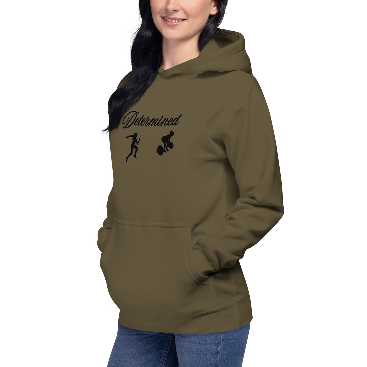 Determined Women's Fitness Hoodie by EraofInk