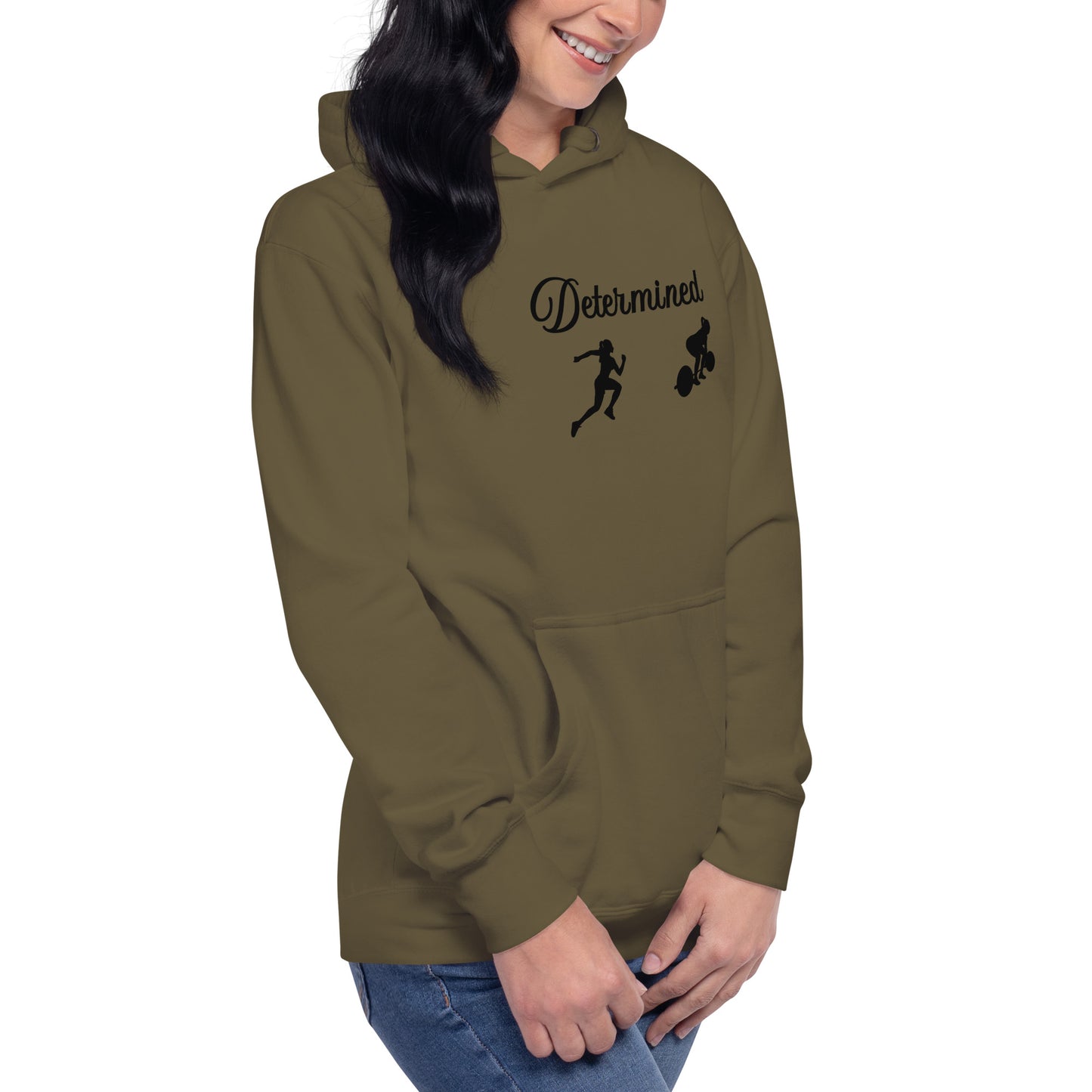 Determined Women's Fitness Hoodie by EraofInk