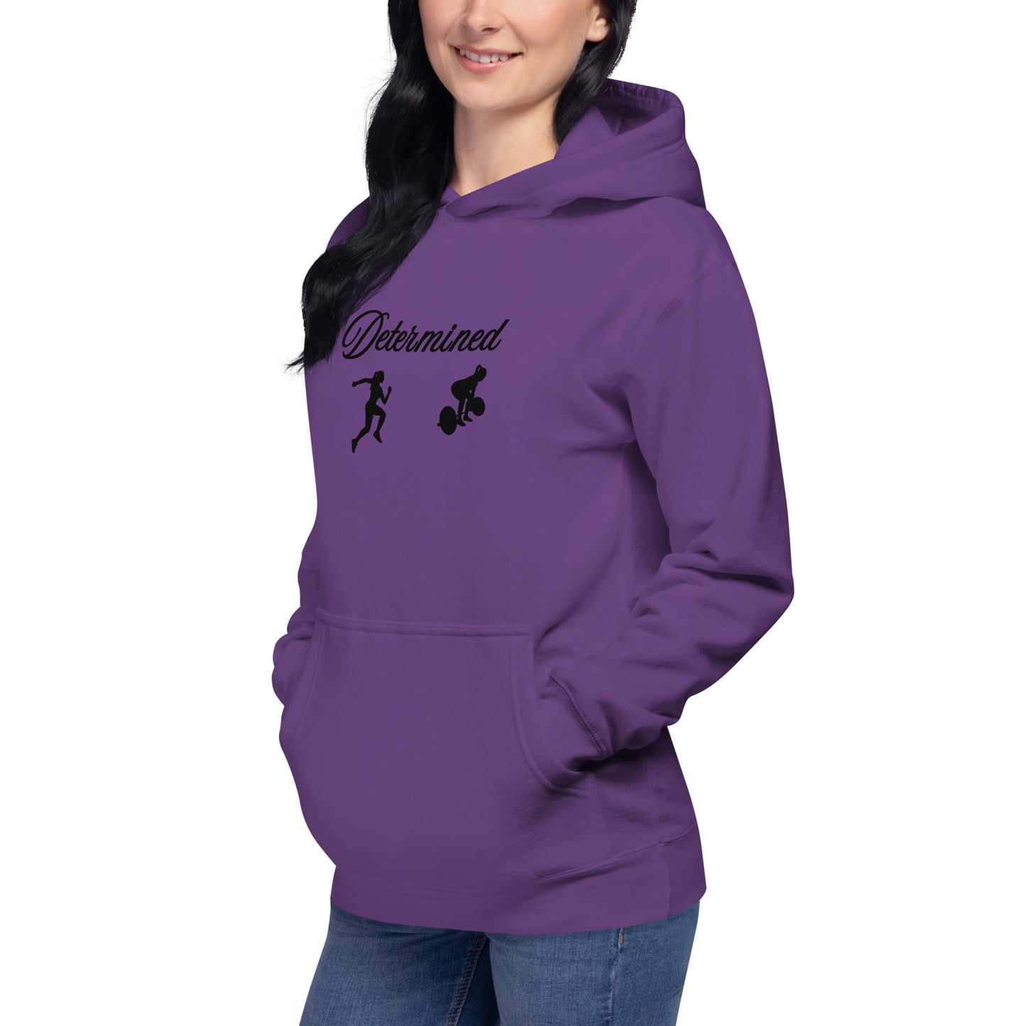 Determined Women's Fitness Hoodie by EraofInk