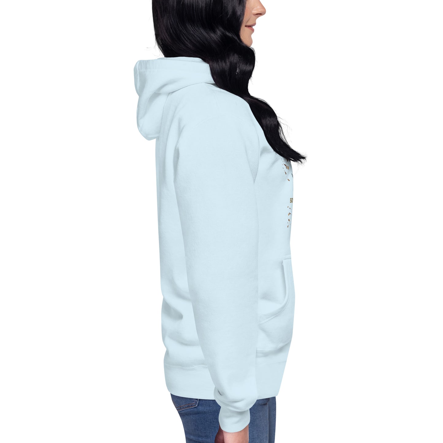 50% Caffeine 50% Anxiety Unisex Hoodie by EraofInk