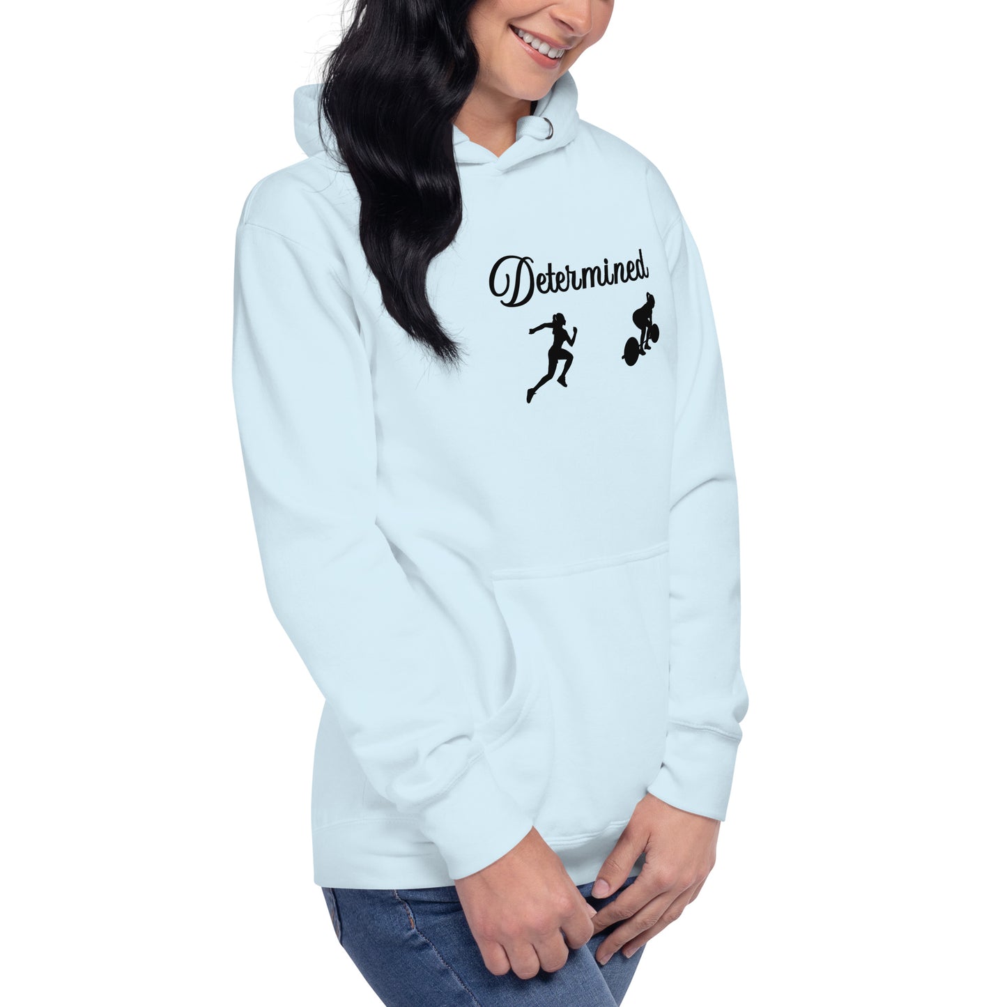 Determined Women's Fitness Hoodie by EraofInk