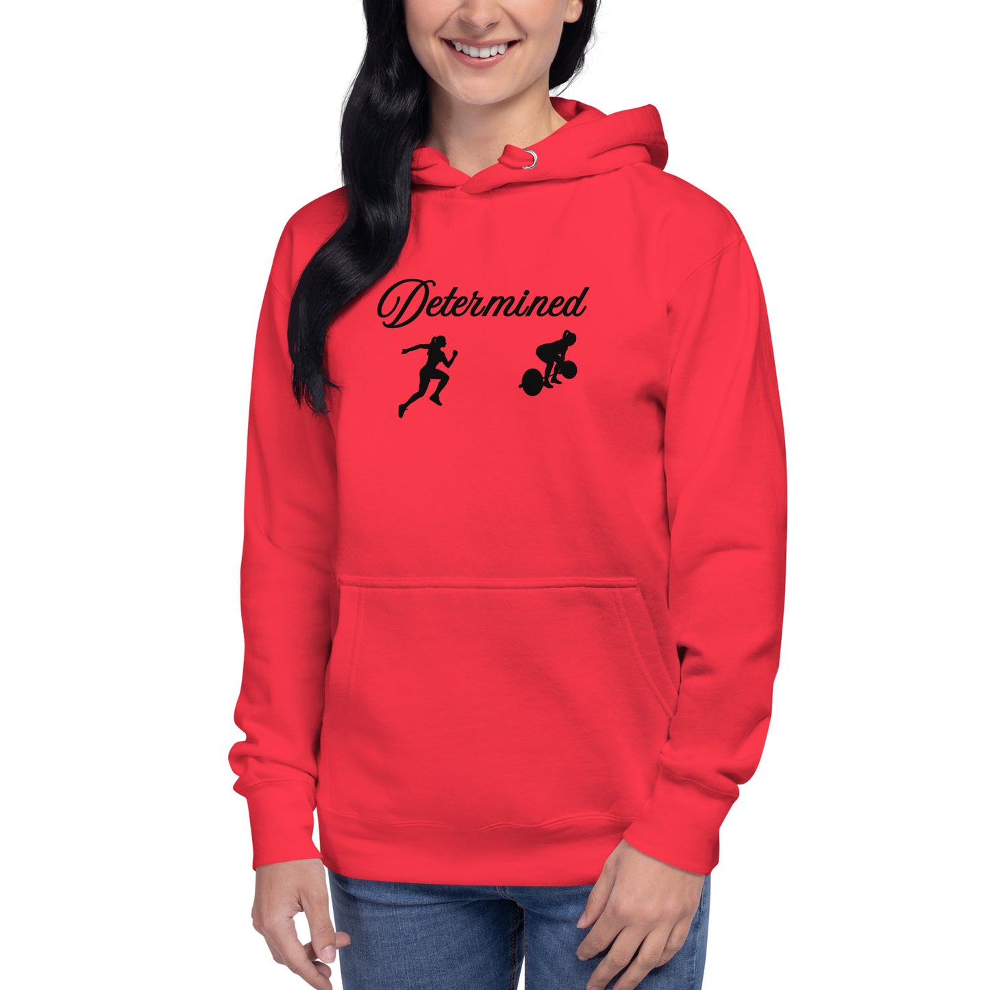 Determined Women's Fitness Hoodie by EraofInk
