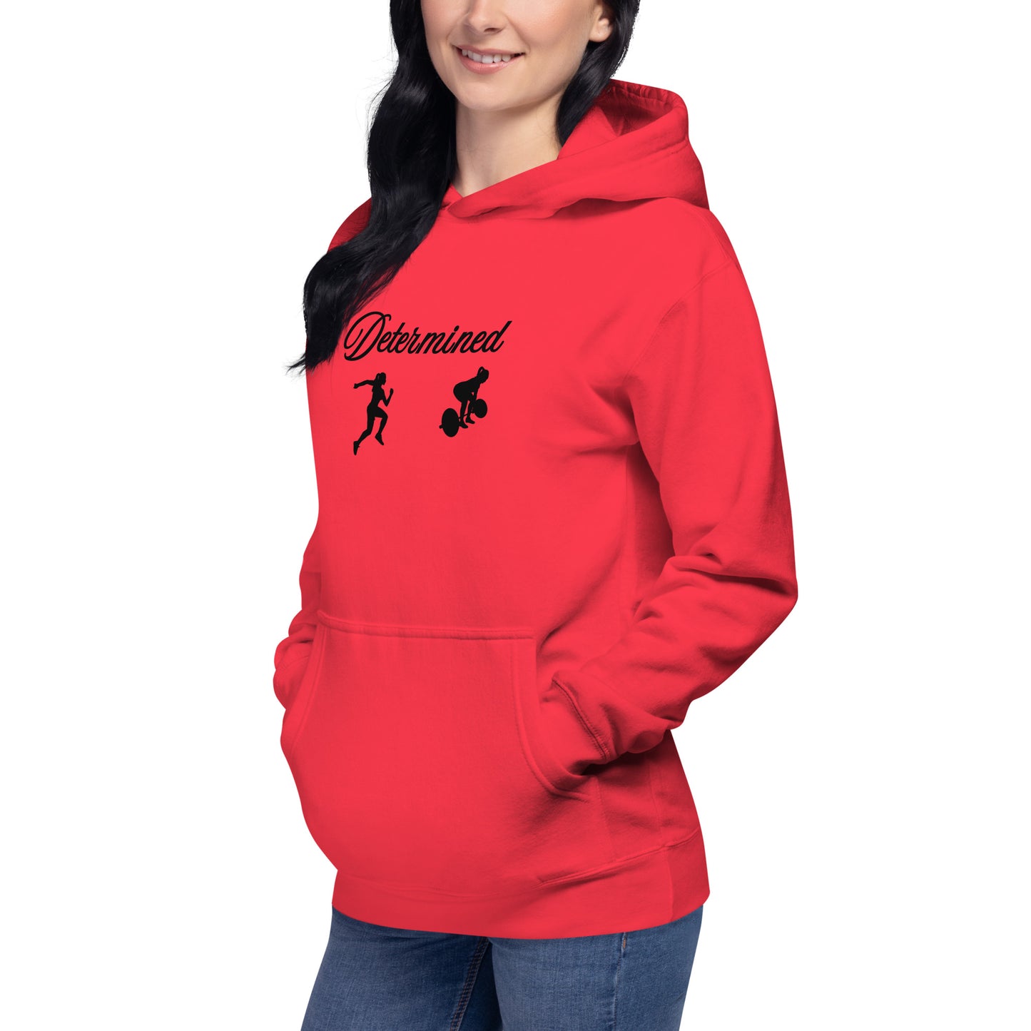 Determined Women's Fitness Hoodie by EraofInk