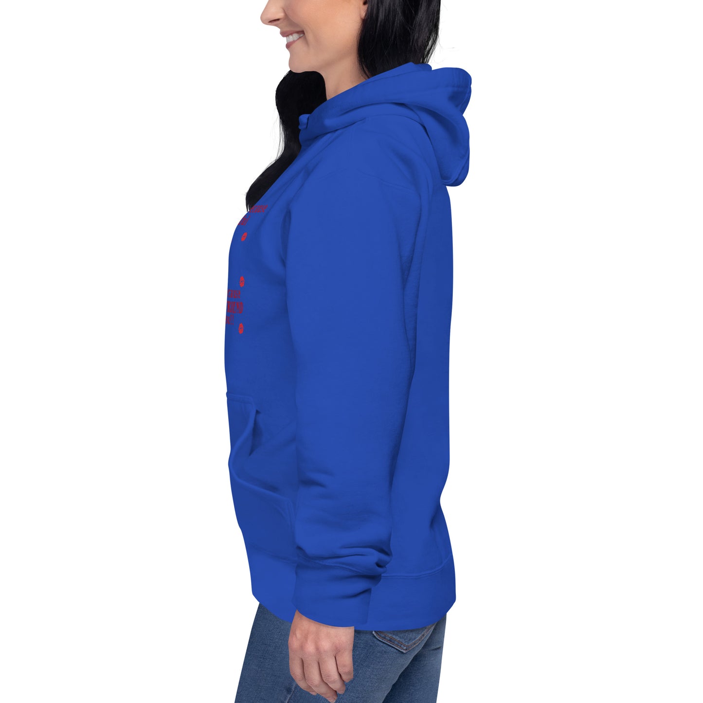 Don't Hate Me Because I'm Beautiful Hate Me Because Your Boyfriend Thinks So Unisex Hoodie by EraofInk