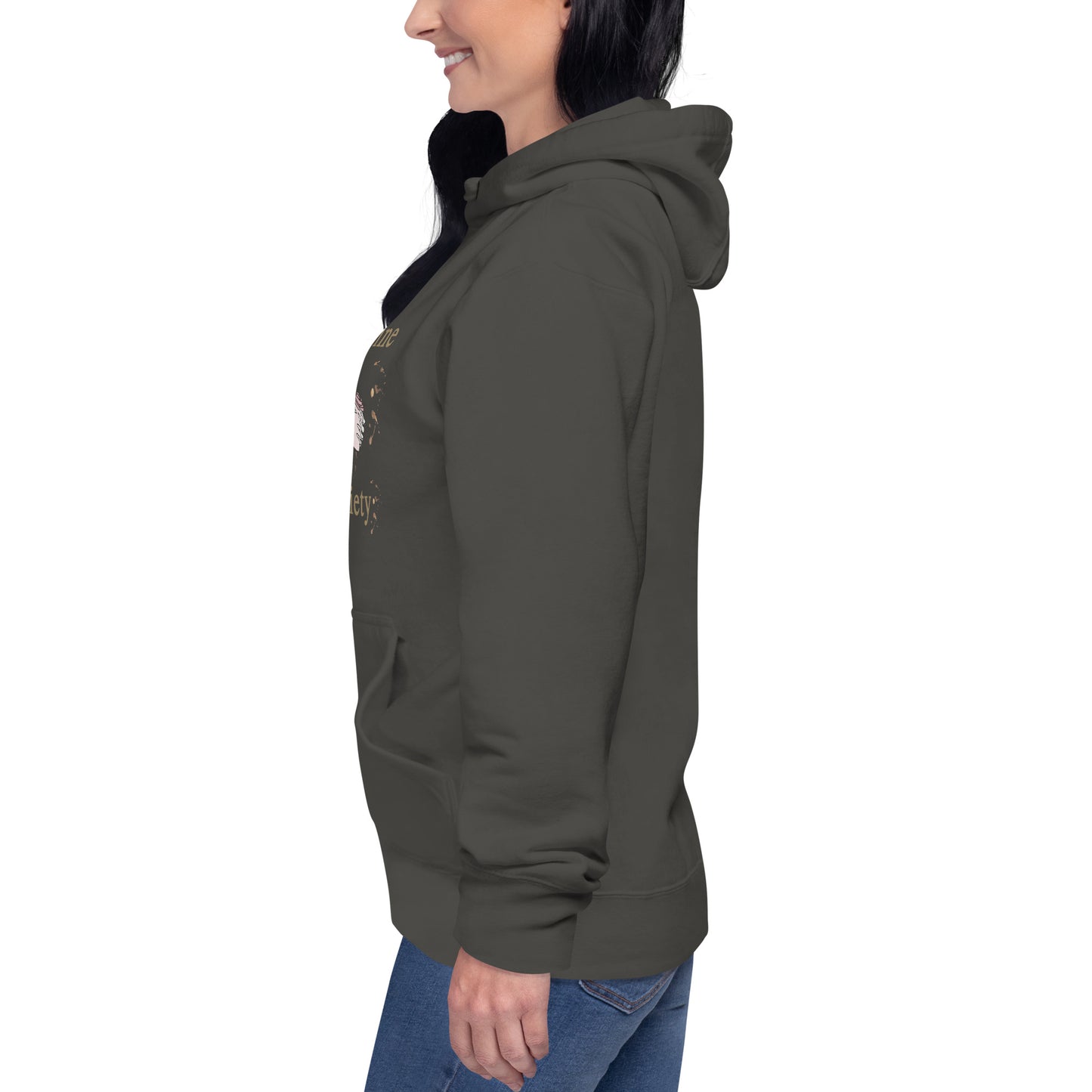 50% Caffeine 50% Anxiety Unisex Hoodie by EraofInk