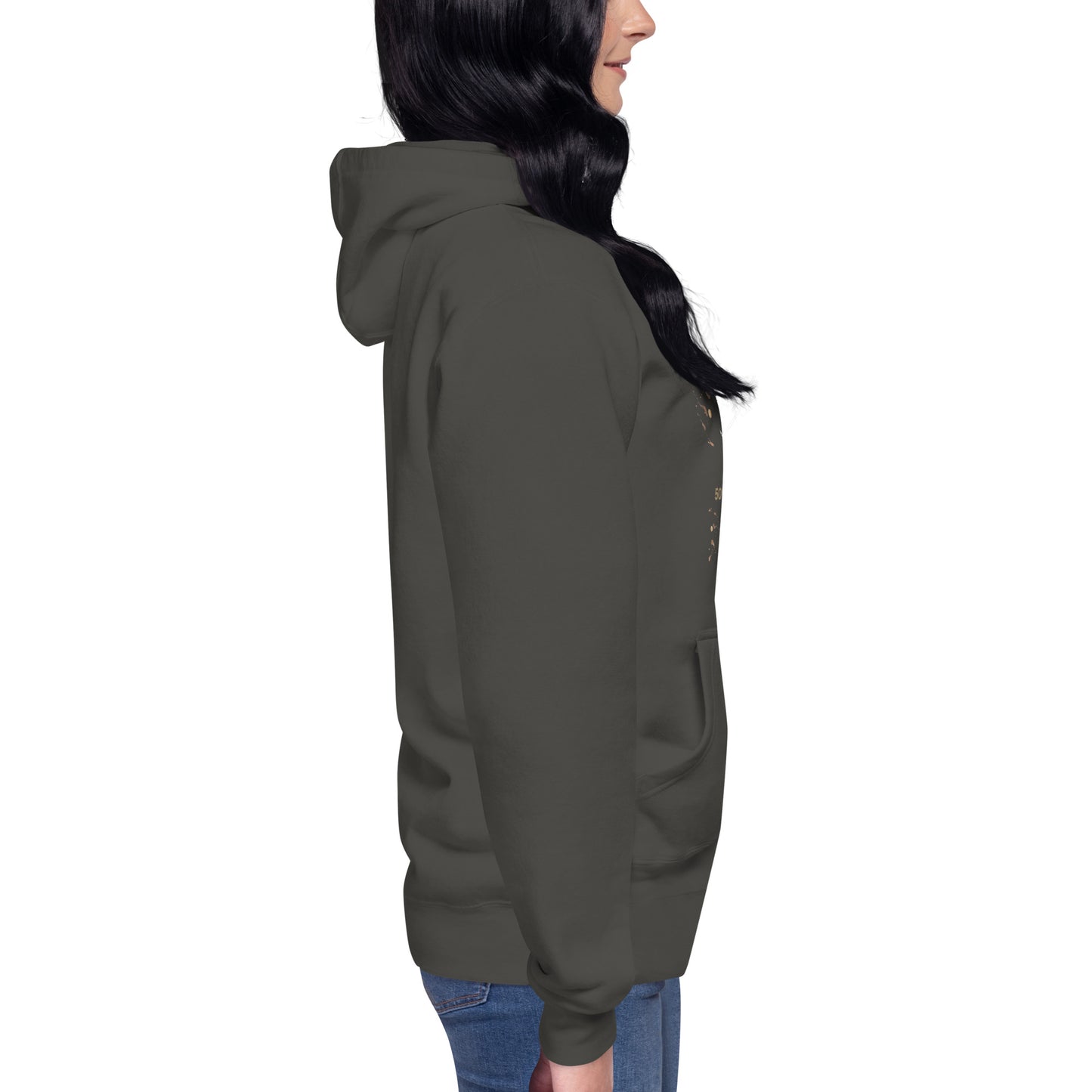 50% Caffeine 50% Anxiety Unisex Hoodie by EraofInk