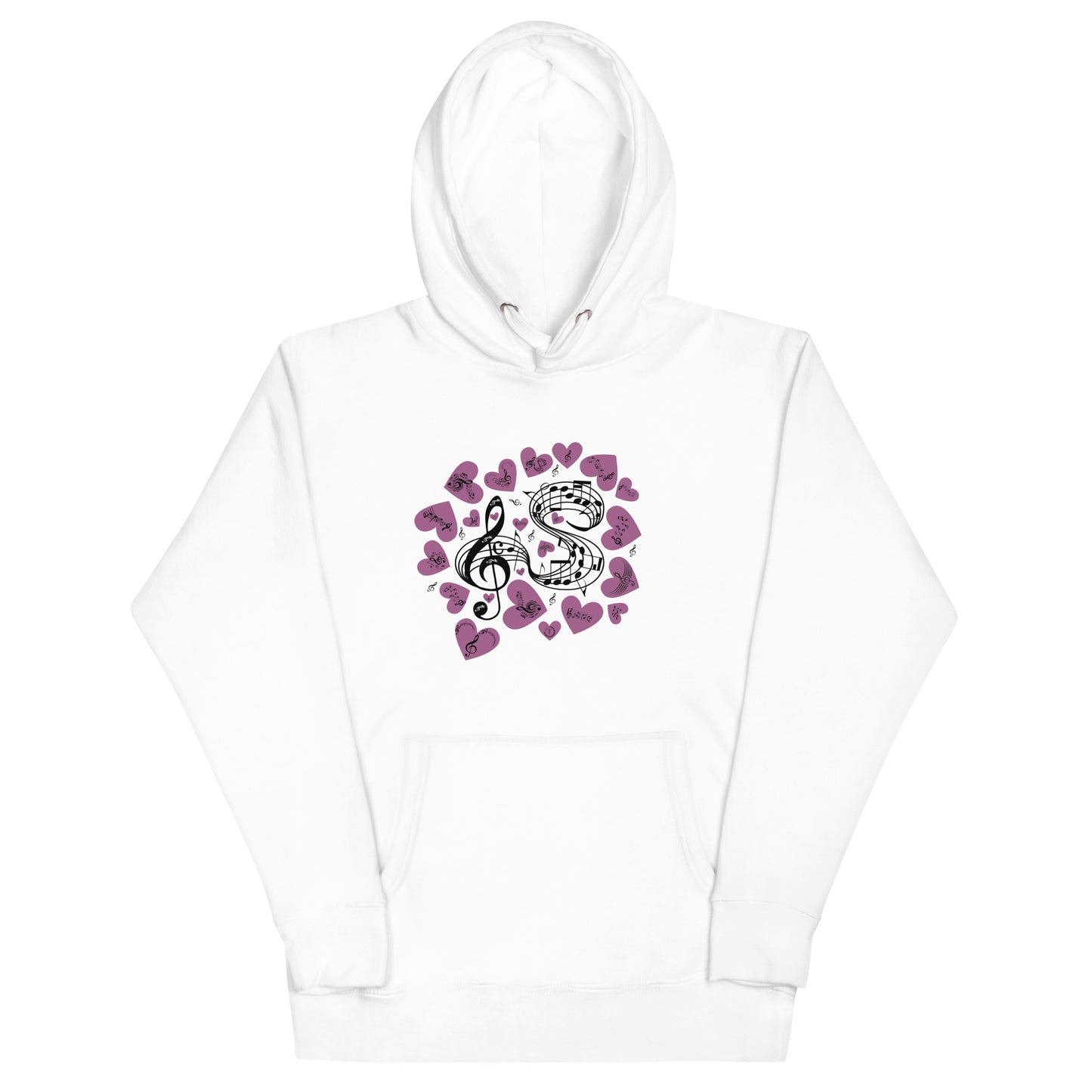Music Is In My Heart Unisex Hoodie by EraofInk