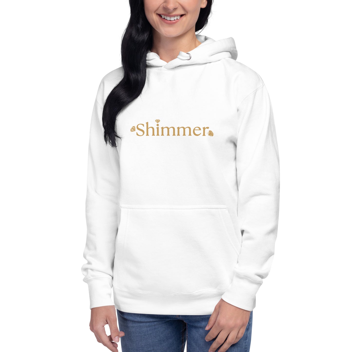 Shimmer UNIQUE TRENDY Design MUST SEE Back Side Unisex Hoodie by EraofInk
