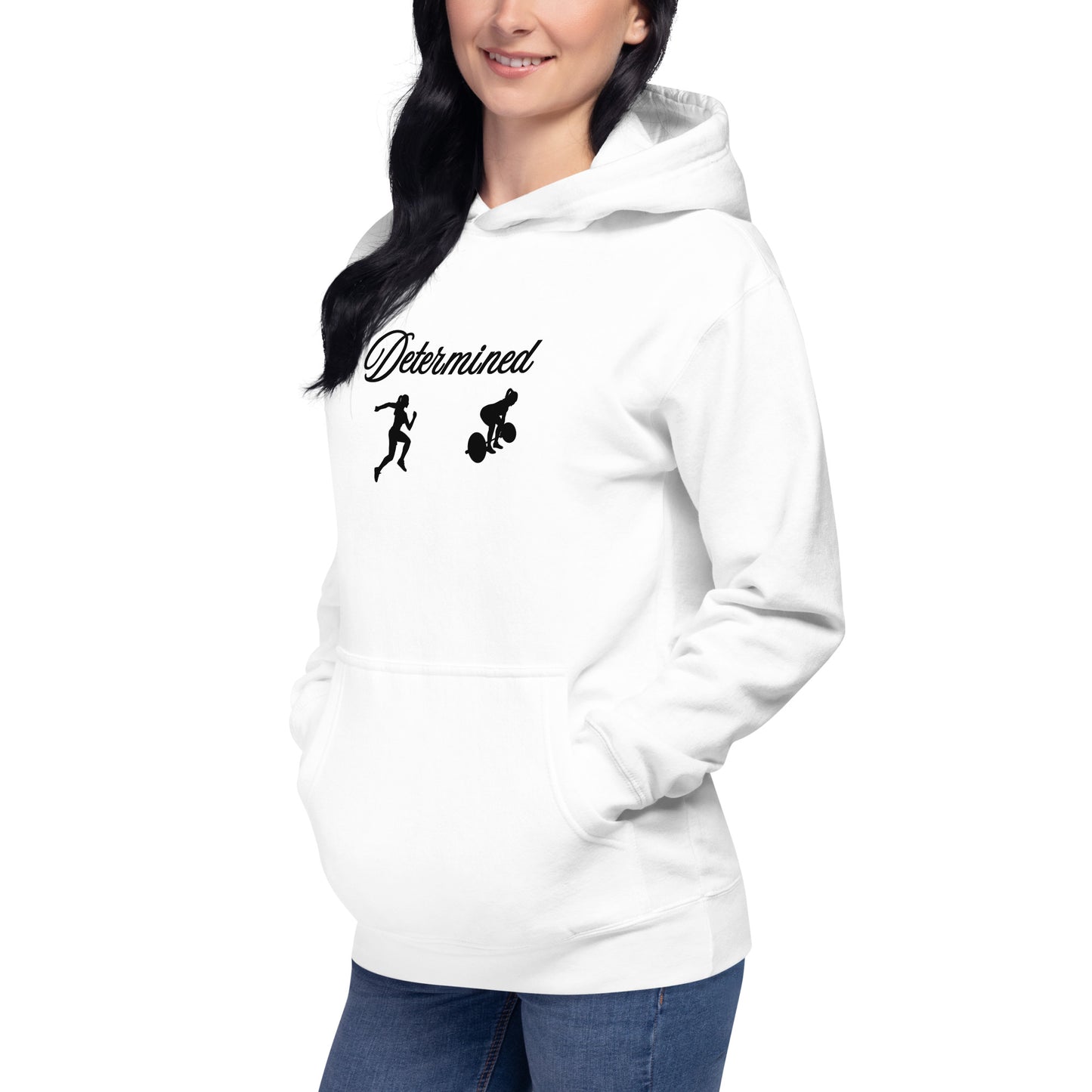 Determined Women's Fitness Hoodie by EraofInk
