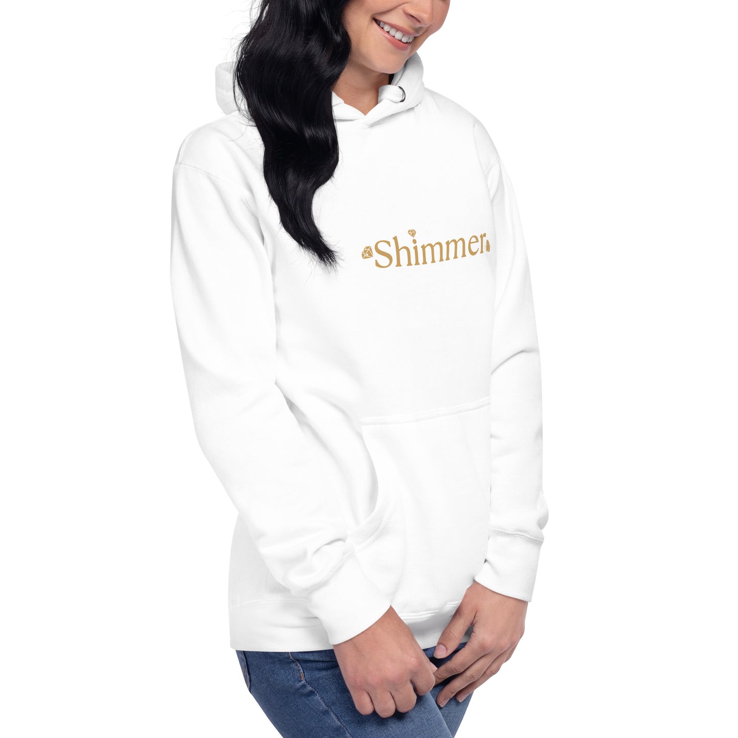 Shimmer UNIQUE TRENDY Design MUST SEE Back Side Unisex Hoodie by EraofInk