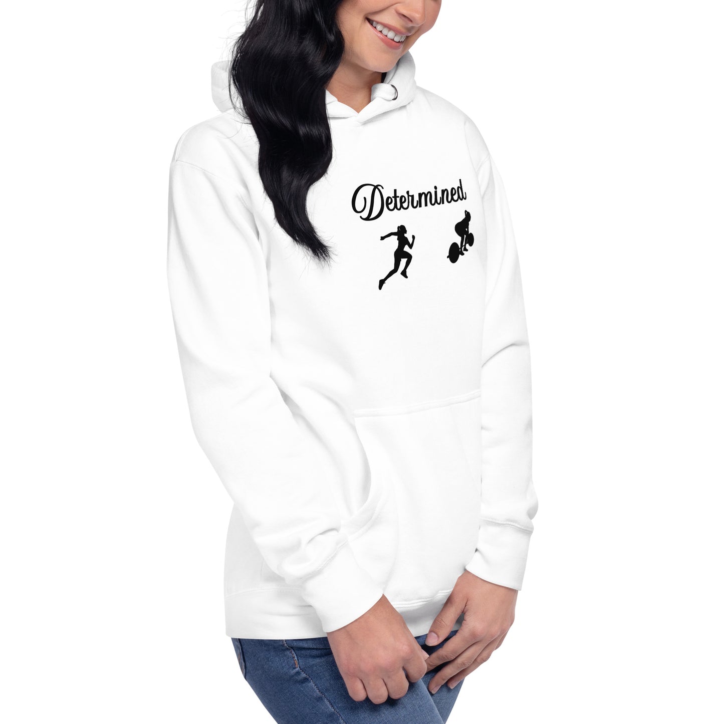 Determined Women's Fitness Hoodie by EraofInk