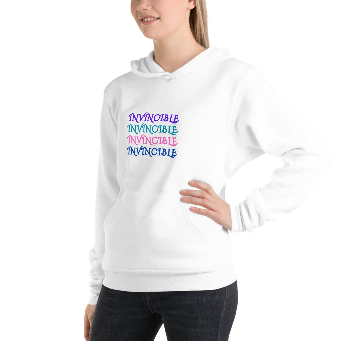 Invincible - Unisex hoodie - by RecreatingKrista