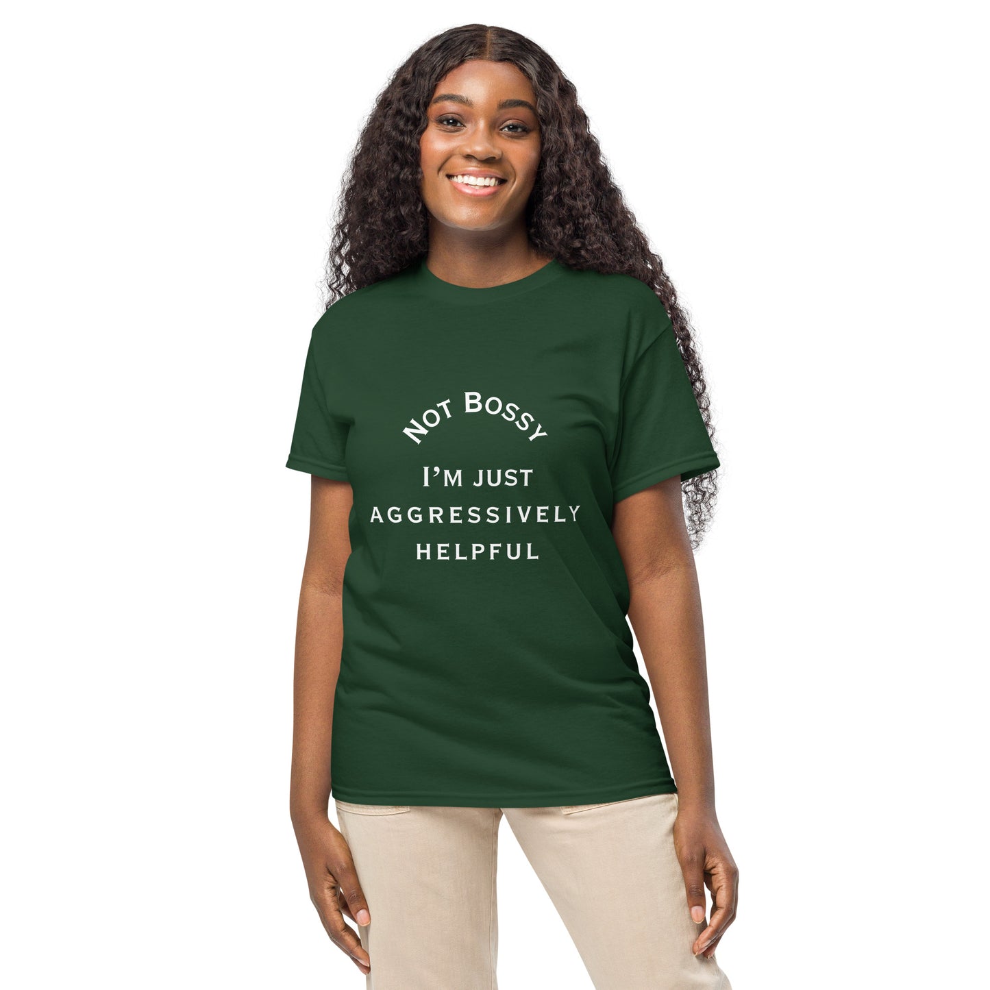 Not Bossy I'm Just Aggressively Helpful DryBlend® Tee by EraofInk