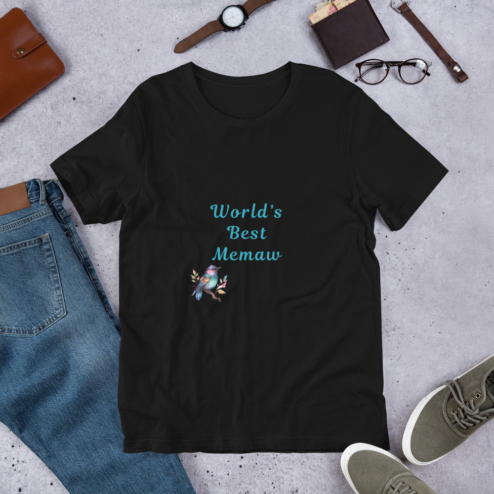 World's Best Memaw - Unisex t-shirt - by RecreatingKrista