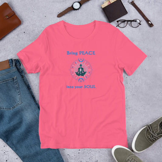 Bring PEACE into Your Soul Unisex Tee by EraofInk