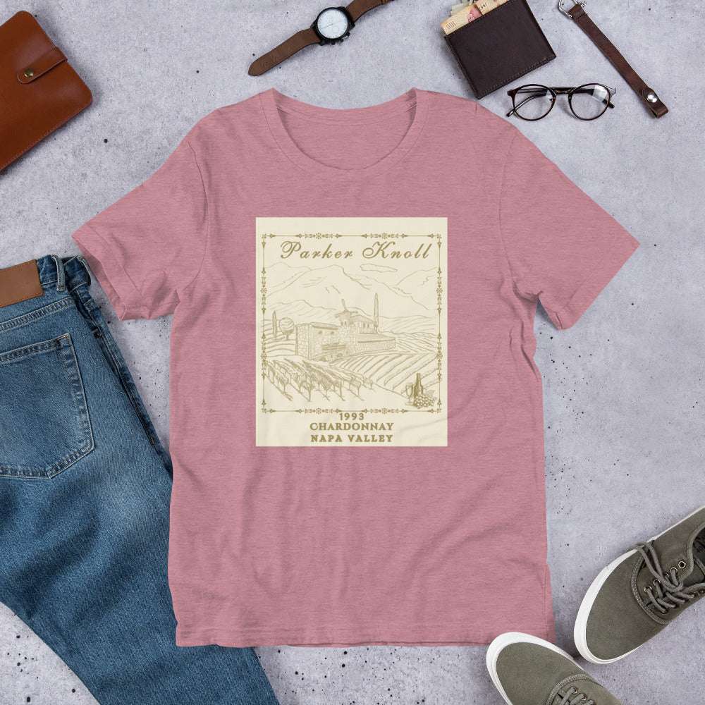 Parker Knoll Chardonnay Vineyard Napa Valley Unisex Tee by EraofInk